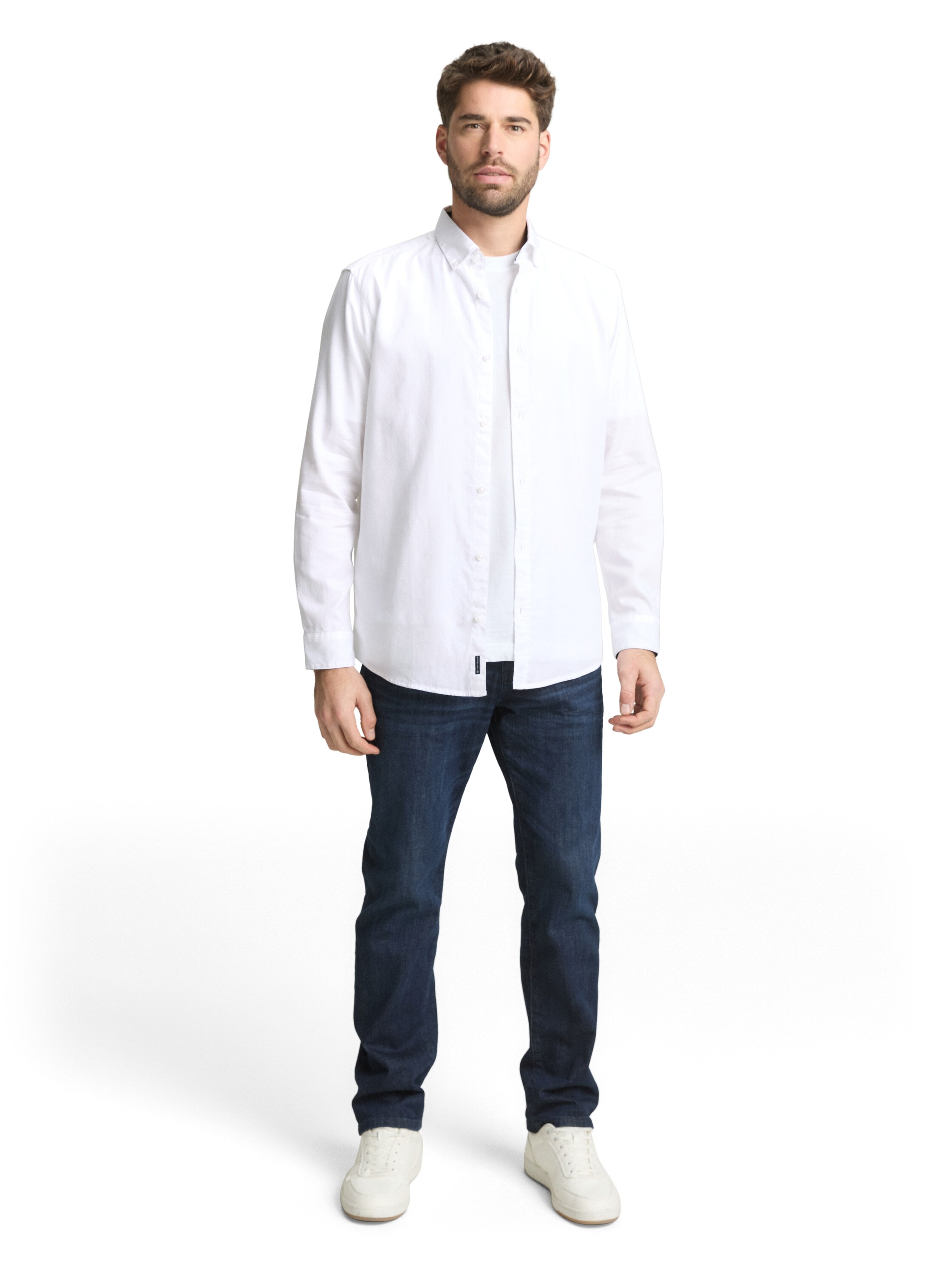 TOM TAILOR Langarmhemd mit Manschetten