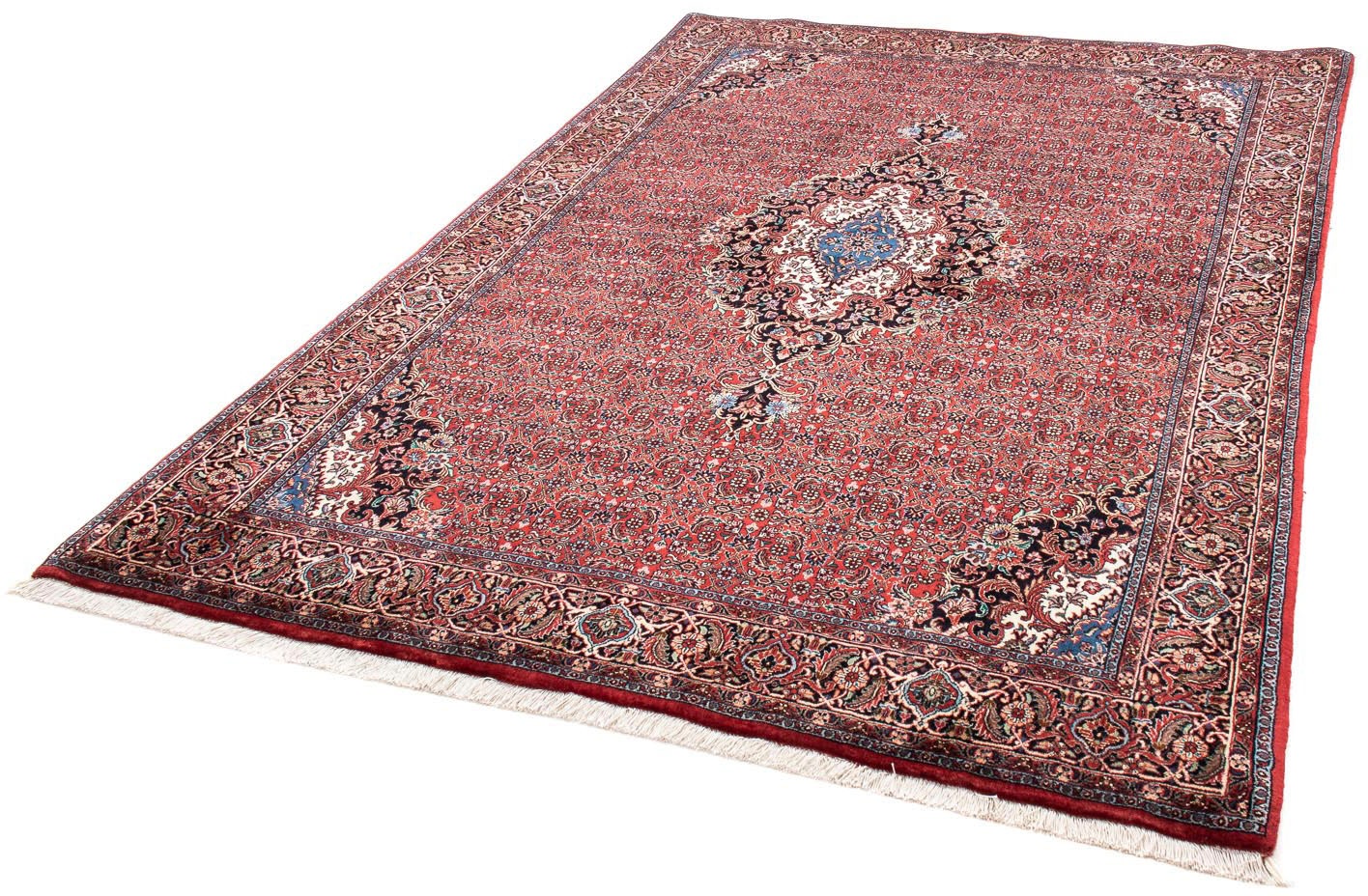 Image of morgenland Orientteppich »Perser - Bidjar - 233 x 166 cm - rot«, rechteckig, 15 mm Höhe, Wohnzimmer, Handgeknüpft, Einzelstück mit Zertifikat bei Ackermann Versand Schweiz