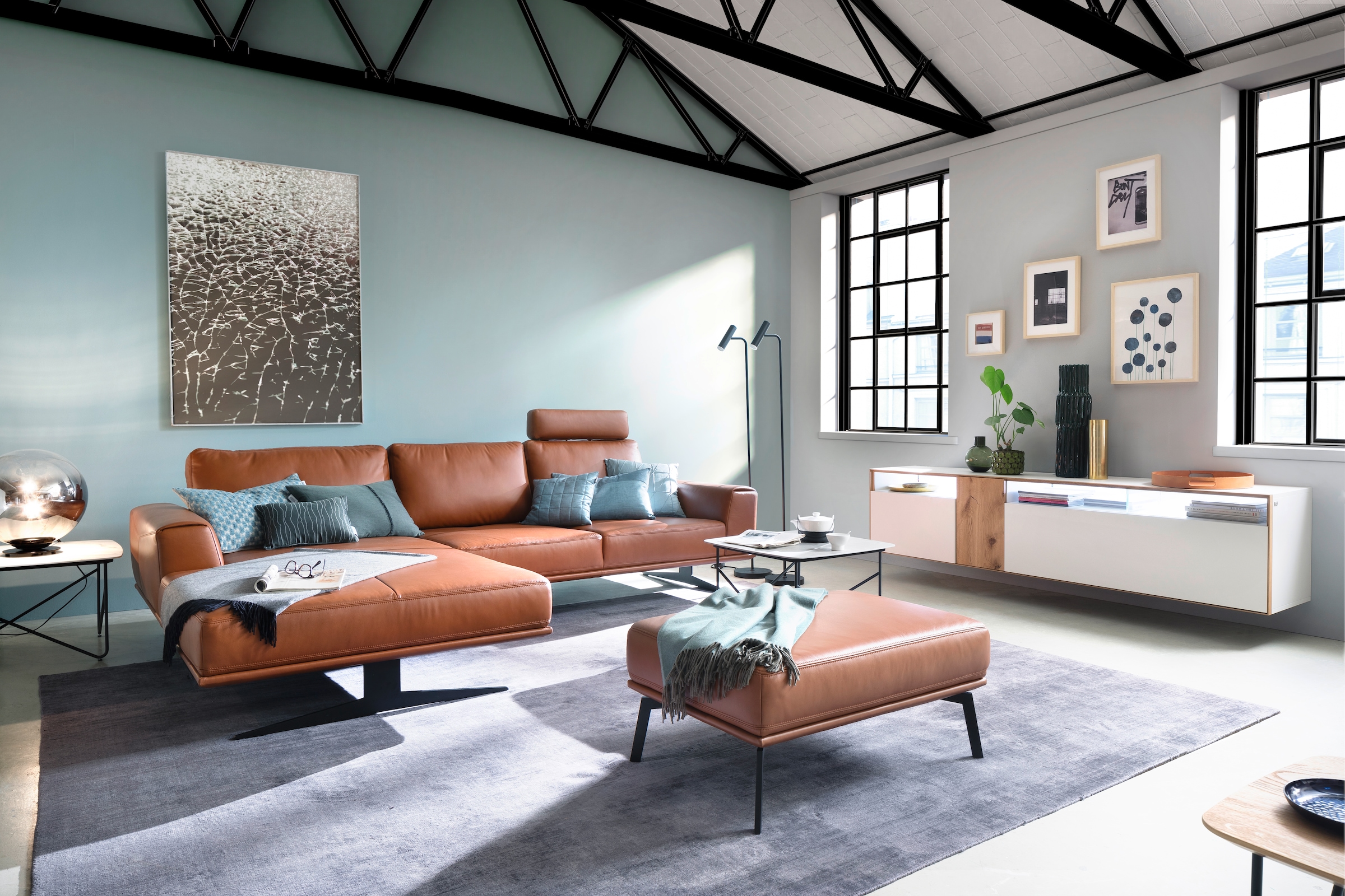 SCHÖNER WOHNEN-Kollektion Tapis »Alessa« Rectangulaire 5 mm Höhe Viskose, Wohnzimmer