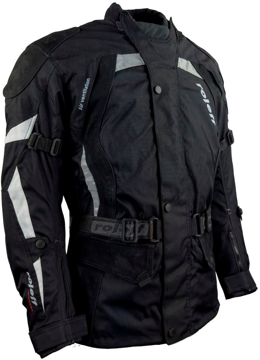 roleff Motorradjacke »RO 594 S«, Mit Sicherheitsstreifen