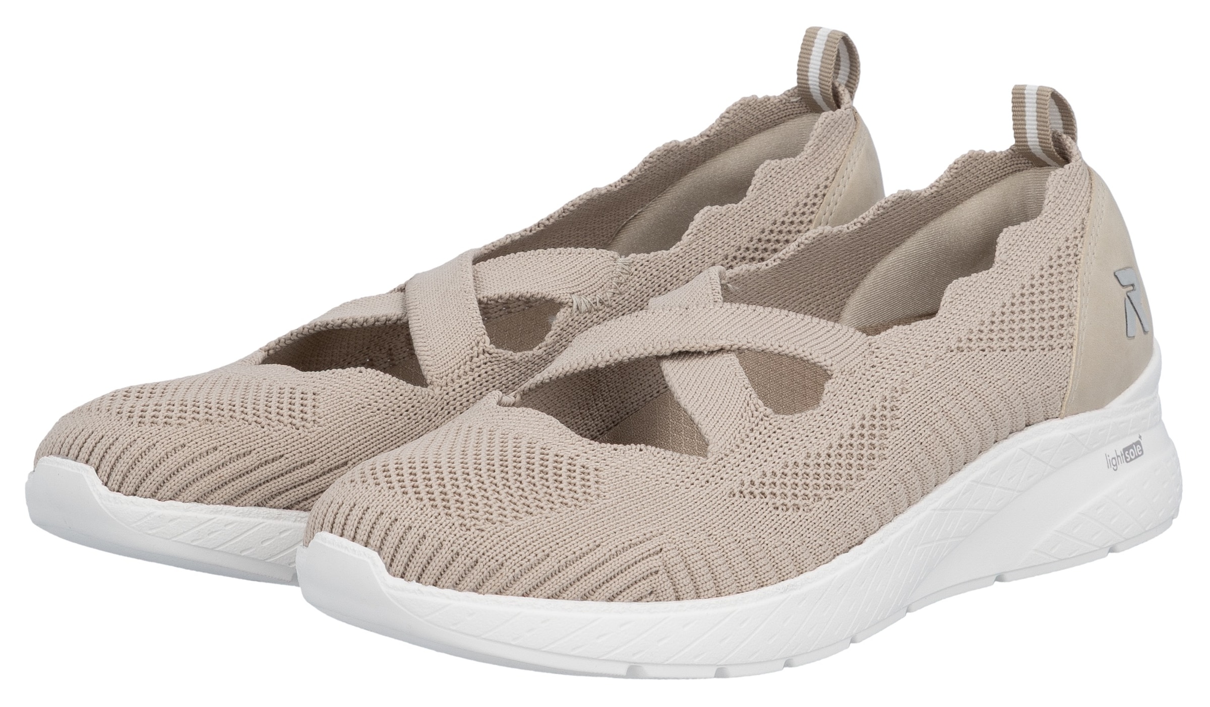 Image of Rieker Riemchenballerina Schlupfschuh, Slipper in veganer Verarbeitung