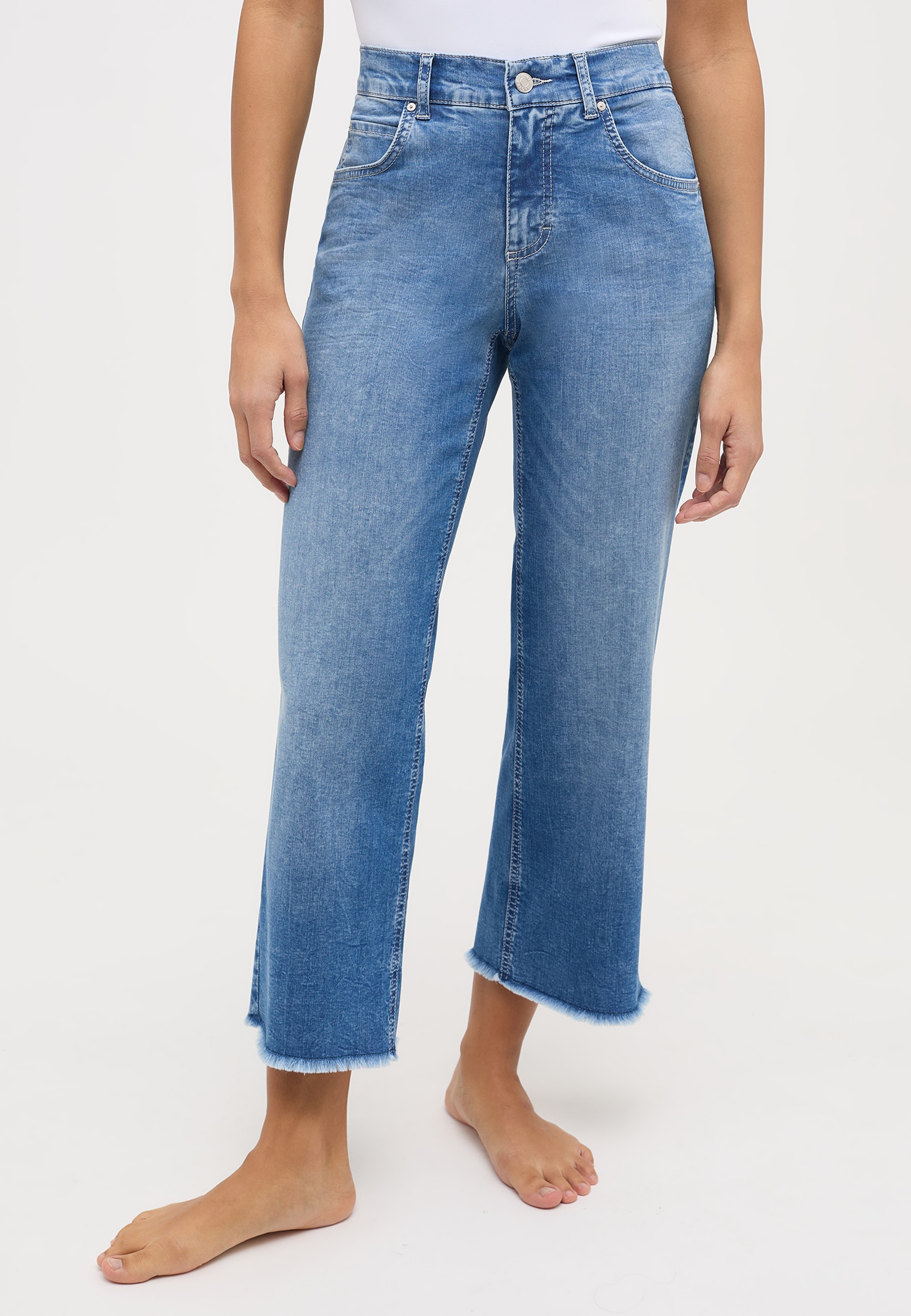 Image of ANGELS Straight-Jeans "Linn" Culotte