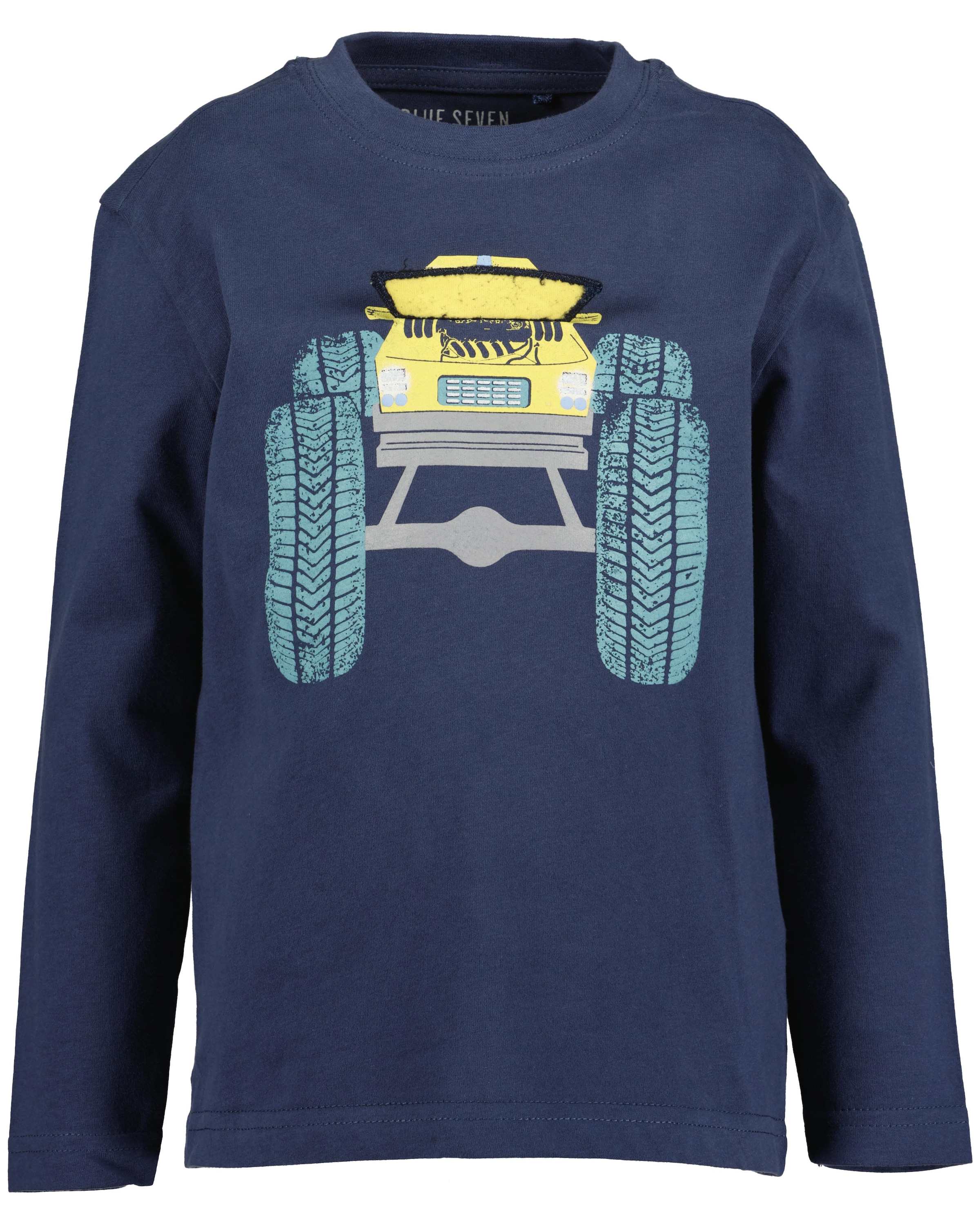 Blue Seven Langarmshirt, (Packung, 2 tlg.), mit grossen Frontmotiven
