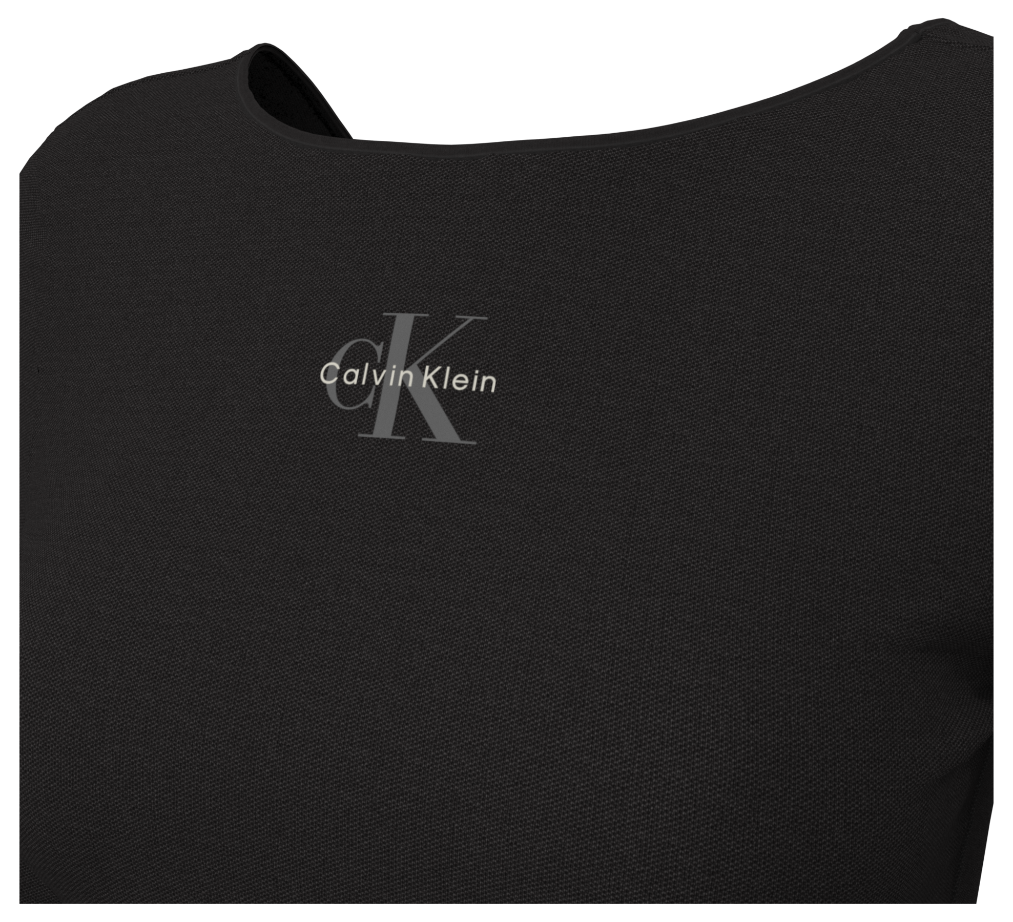 Calvin Klein Jeans Langarmshirt Figurbetonte Passform mit Rundhalsausschnitt