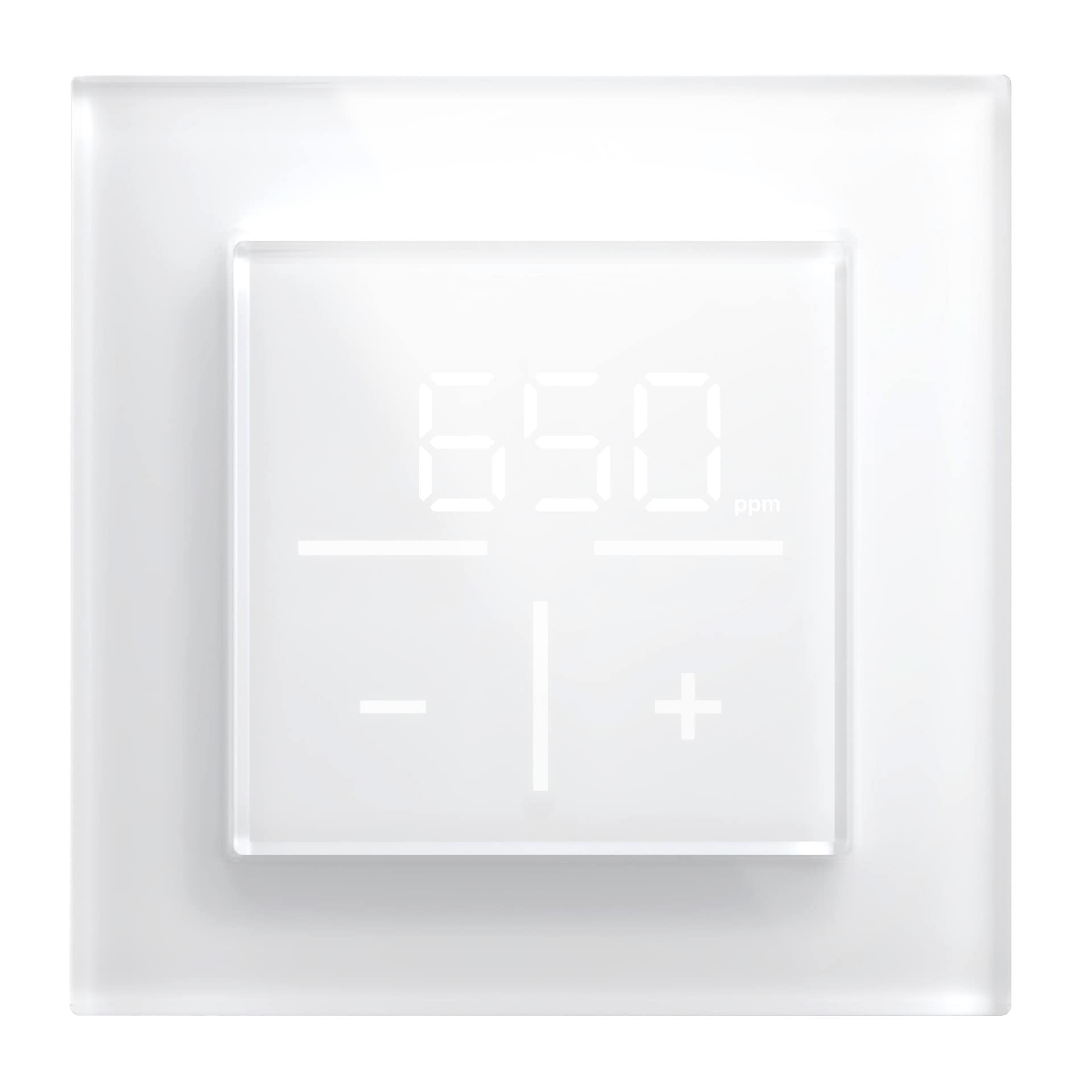 Image of Homematic IP Smart-Home-Zubehör "Bundle Glas-Wandthermostat CO2 + Glasrahmen"