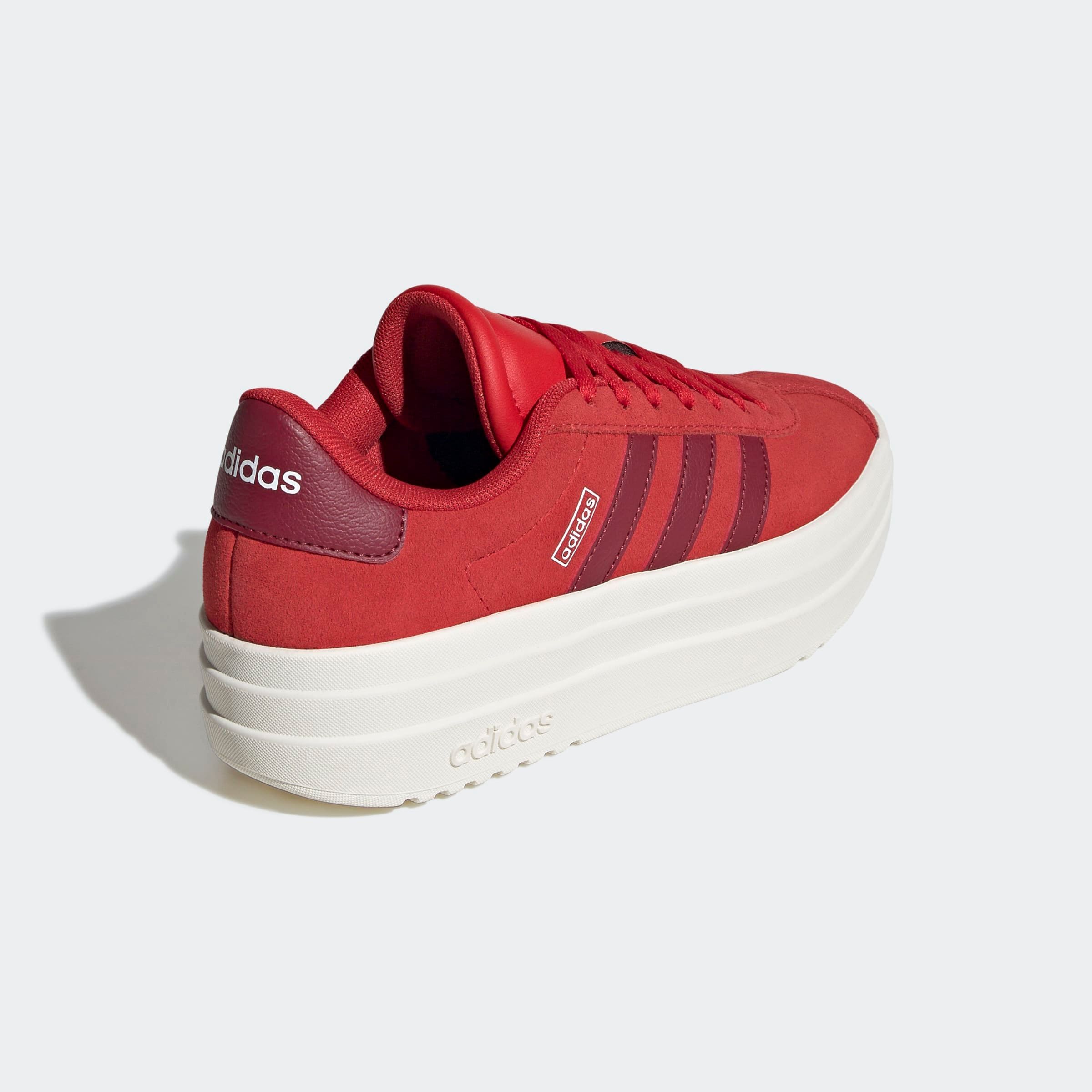adidas Sportswear Plateausneaker »VL COURT BOLD LIFESTYLE KIDS«, Design auf den Spuren des adidas Gazelle Bold