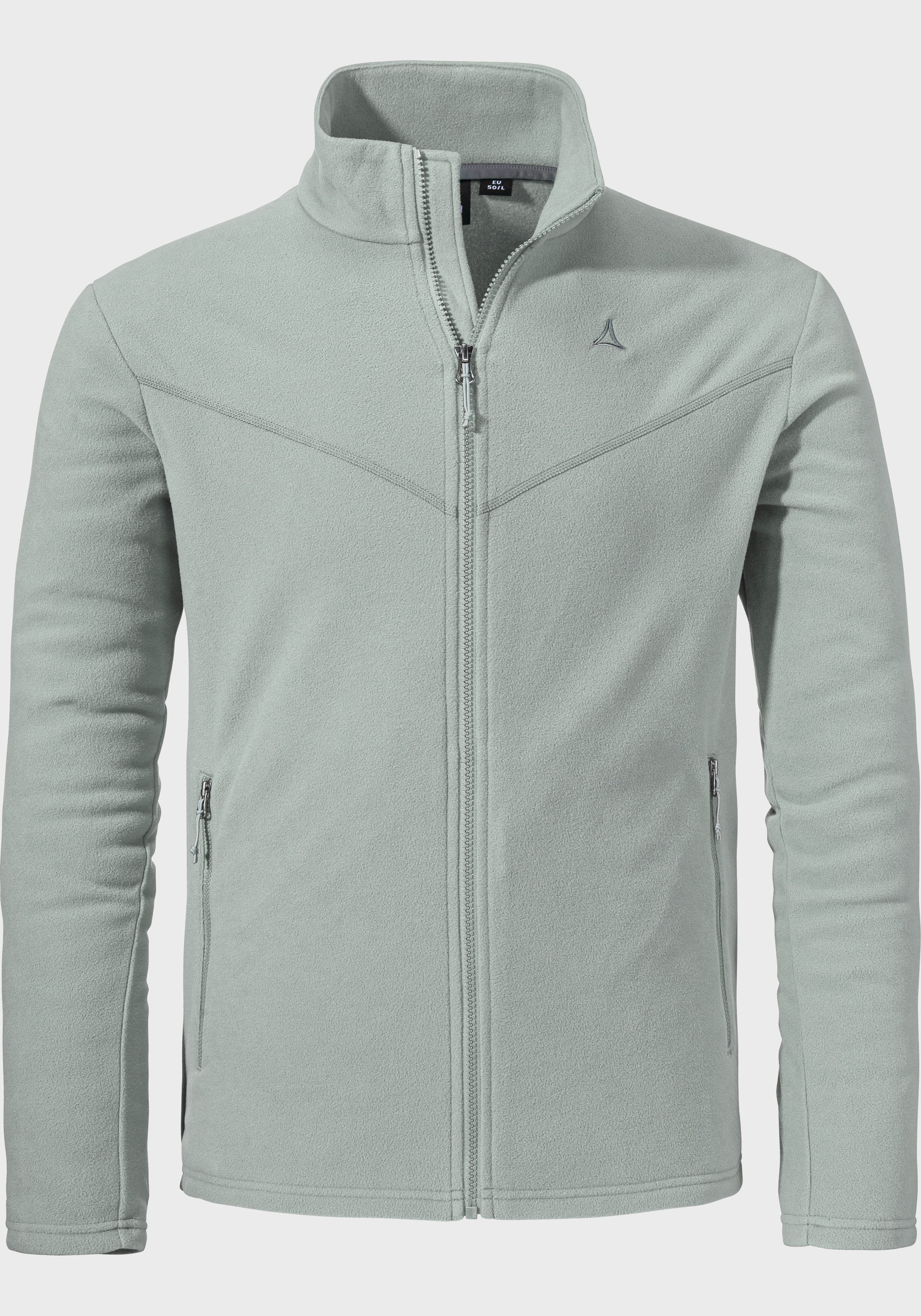 Schöffel 9205, Grau Fleecejacke "Fleece Jk Style Qutang Mns" Ohne Kapuze