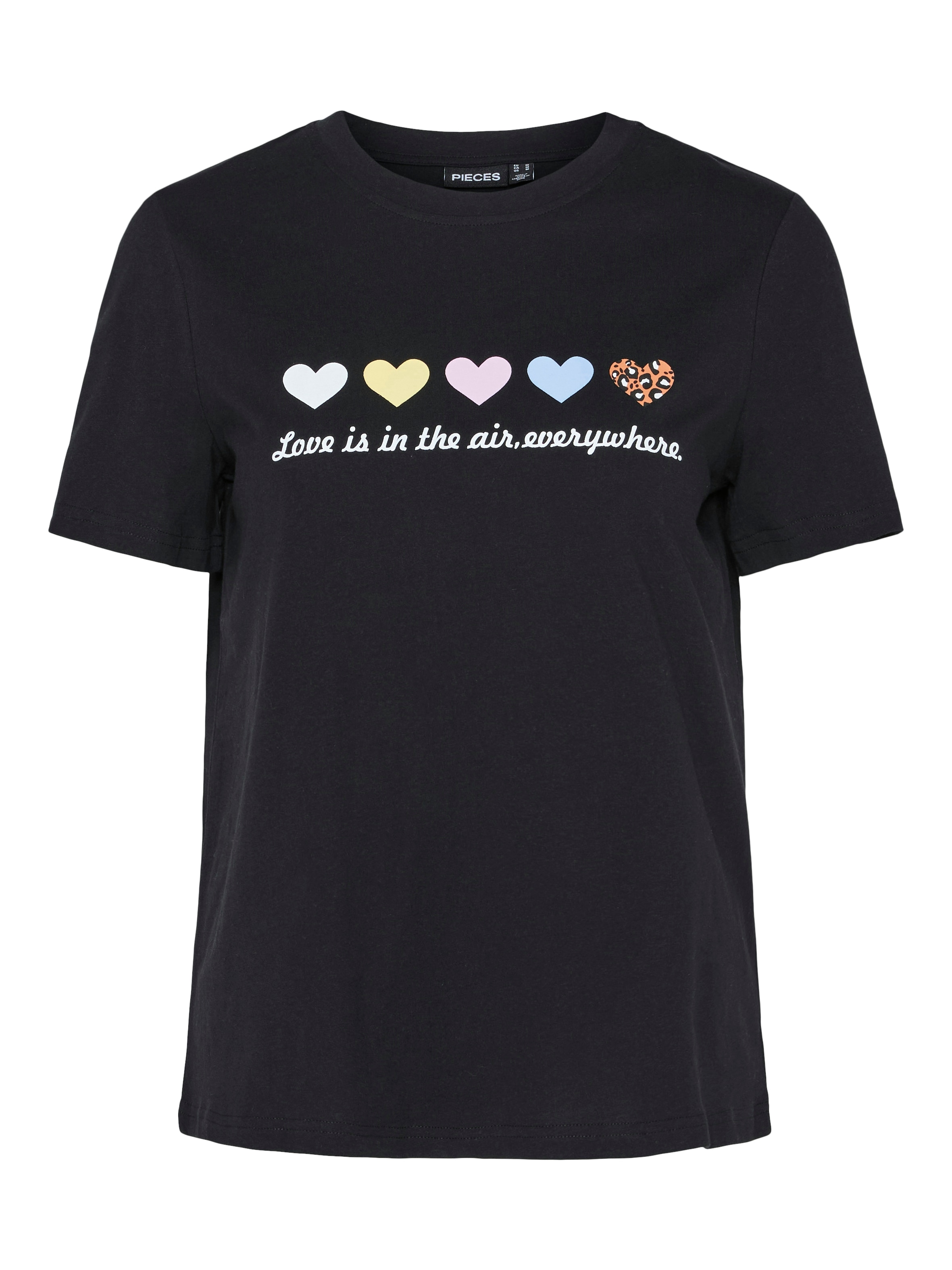 pieces Kurzarmshirt »PCMARIA SS O-NECK TEE BC MM JRS«
