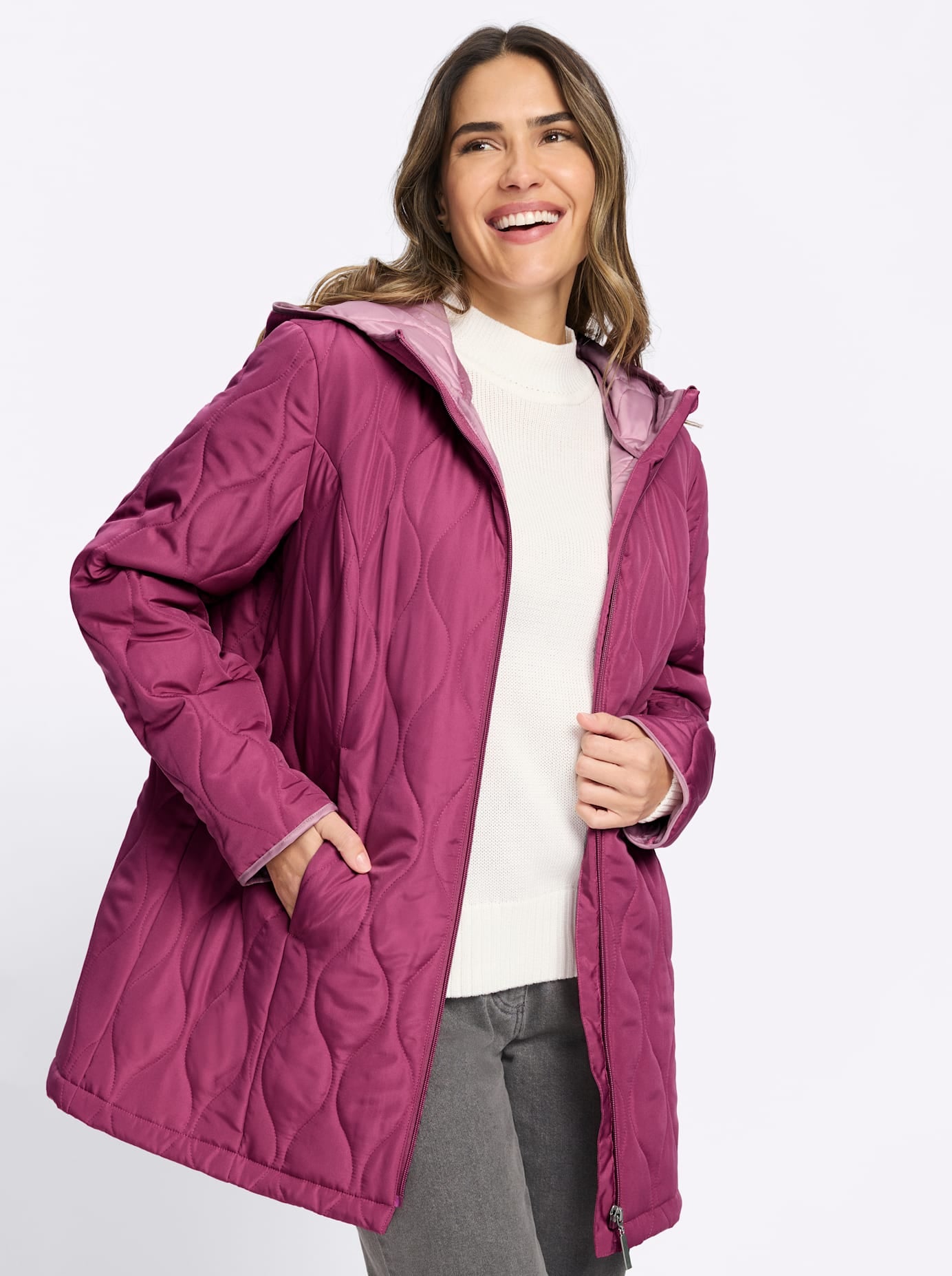 Classic Basics Veste matelassée mit Kapuze
