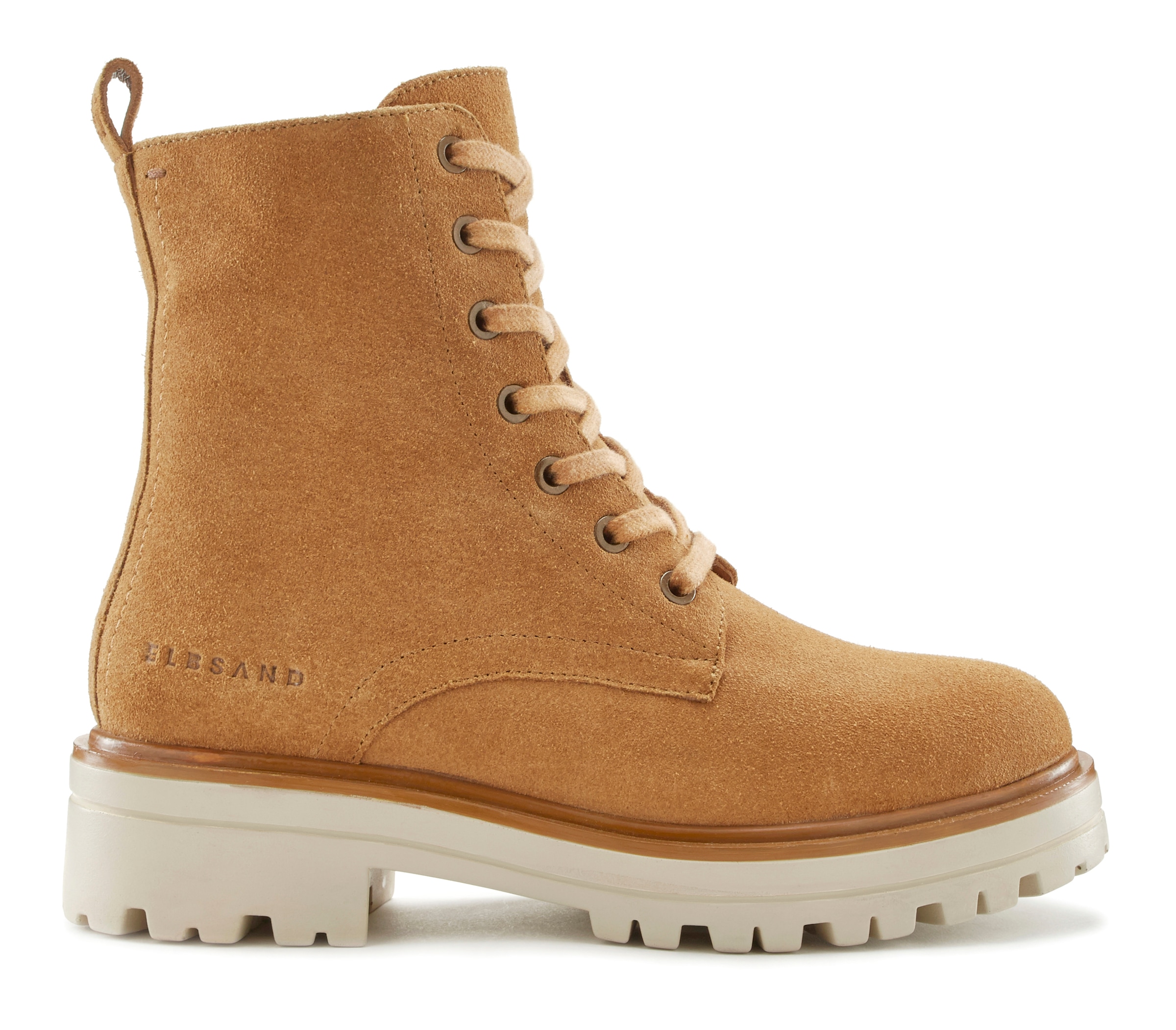 Image of Elbsand Stiefelette, Boots zum Schnüren aus Leder mit modischer Profilsohle bei Ackermann Versand Schweiz