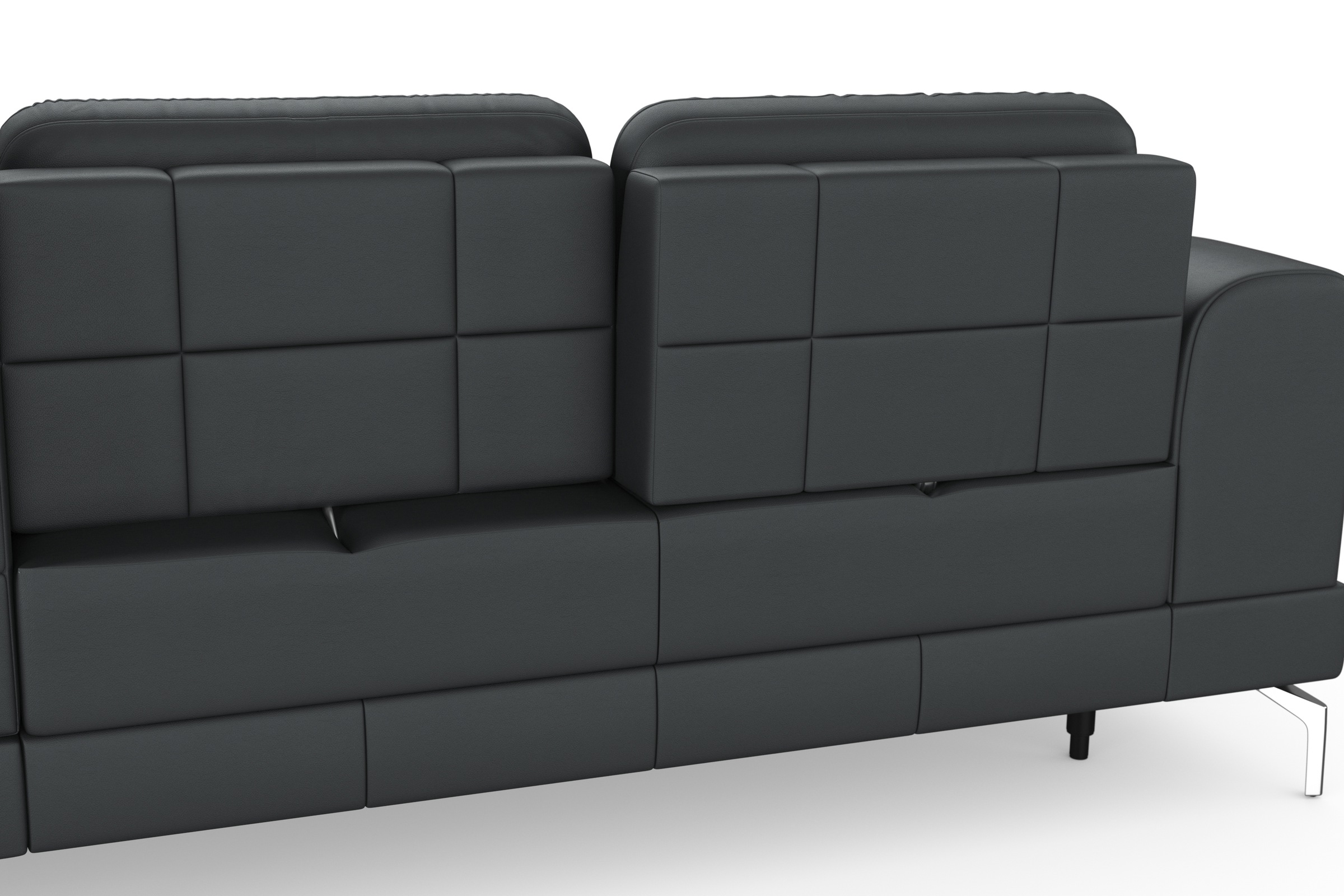 sit&more Ecksofa »Bendigo L-Form«, inklusive Sitztiefenverstellung, Bodenfreiheit 15 cm, 2 Fussfarben