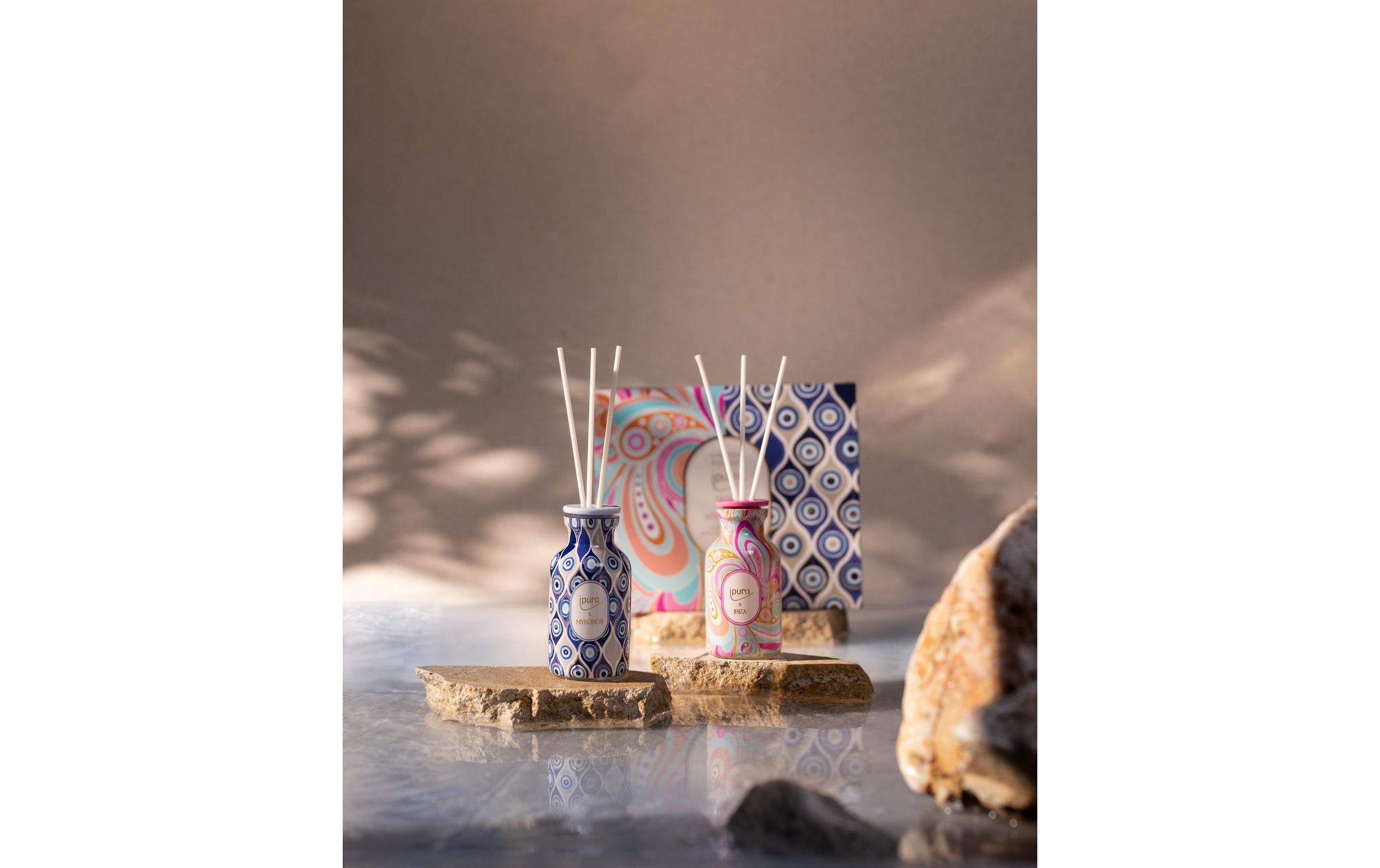 IPURO Duftstäbchen »Geschenkset Mykonos & Ibiza 2 x 50 ml«