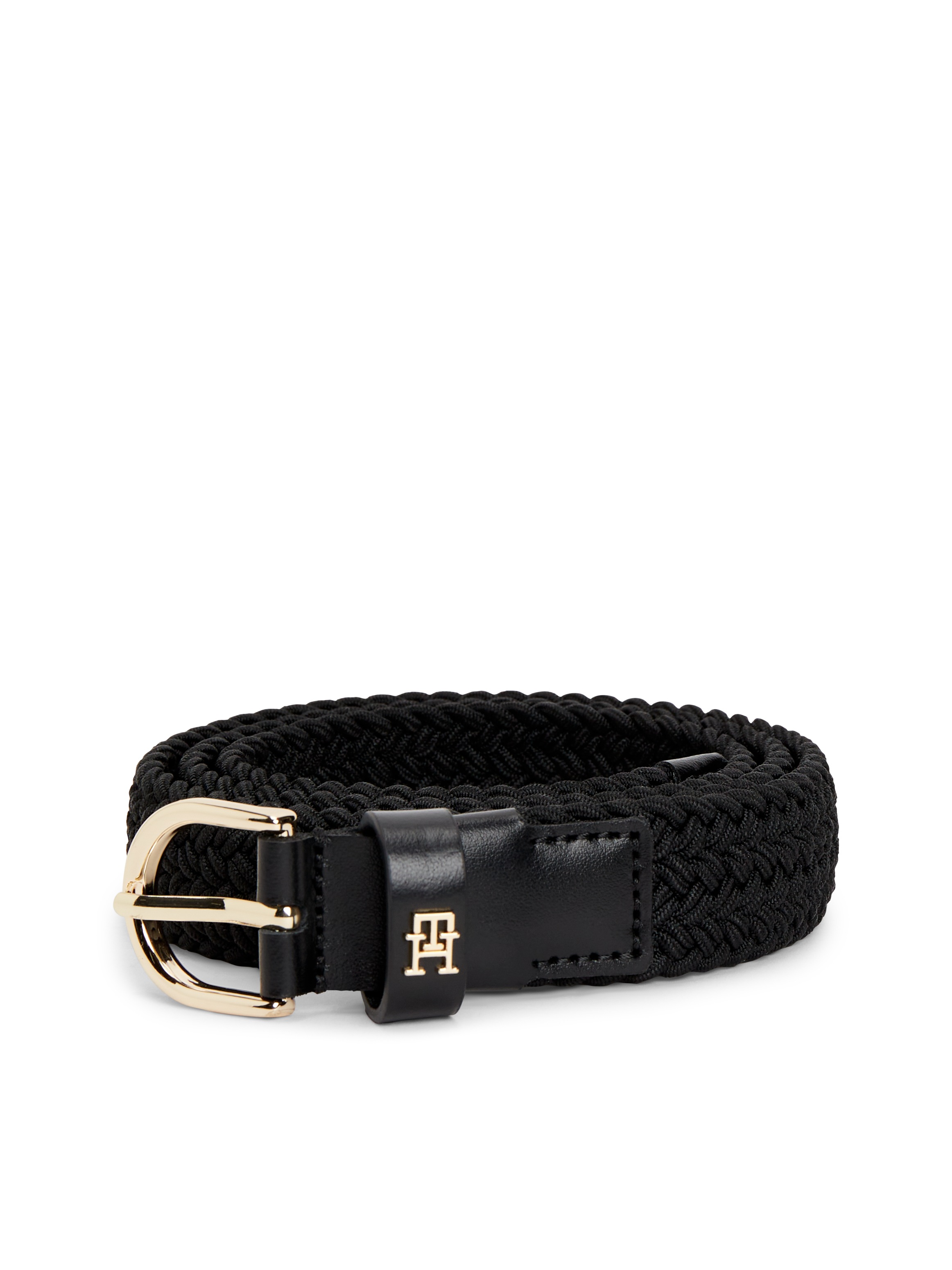 Image of Tommy Hilfiger Stretchgürtel "ESSENTIAL EFFORTLESS 2.5 ELASTIC" geflochtener Stretch-Gürtel mit TH-Monogramm