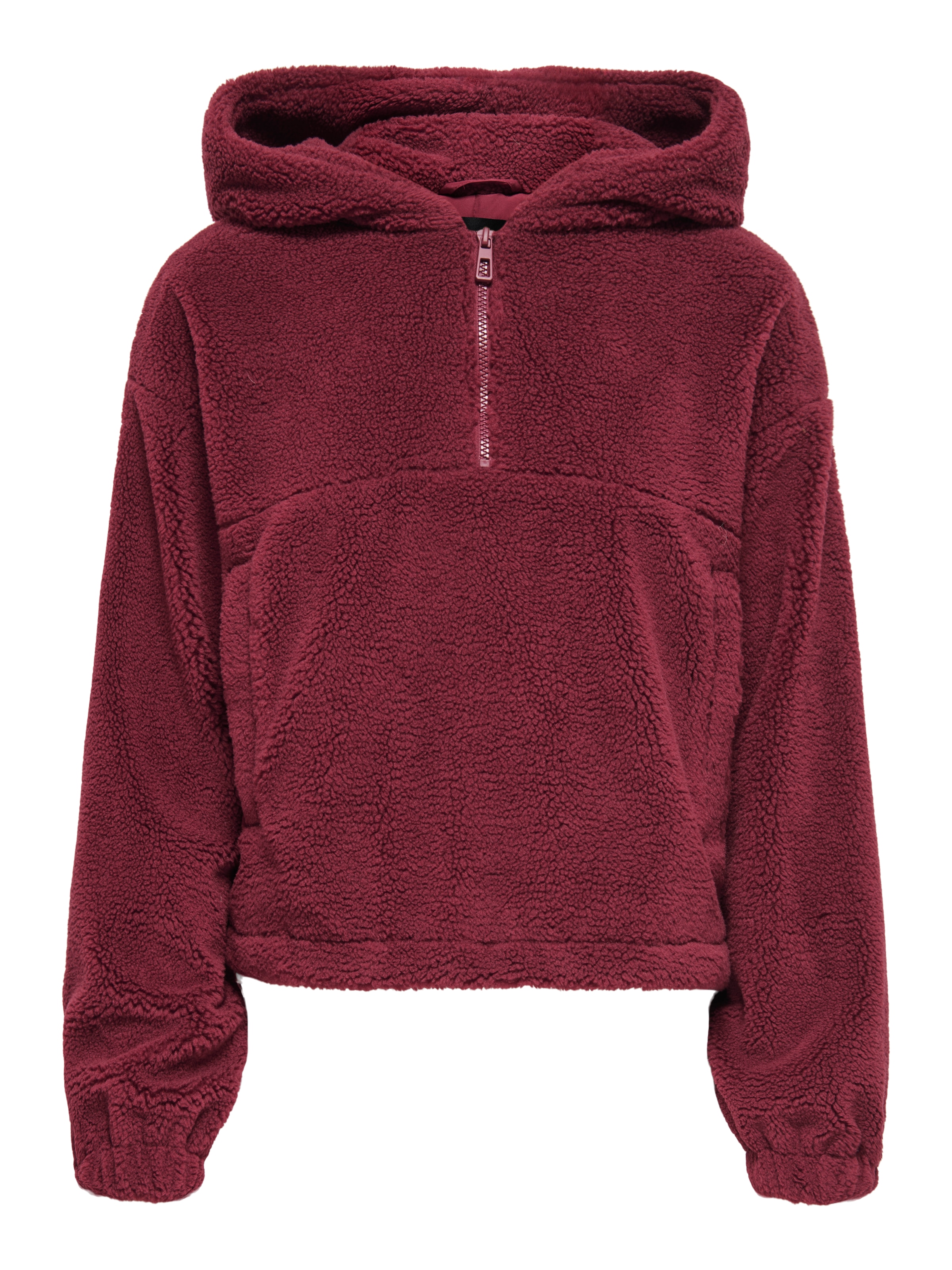 ONLY Fleecejacke »ONLSIENA TEDDY ANORAK LIFE CC OTW«, mit Kapuze