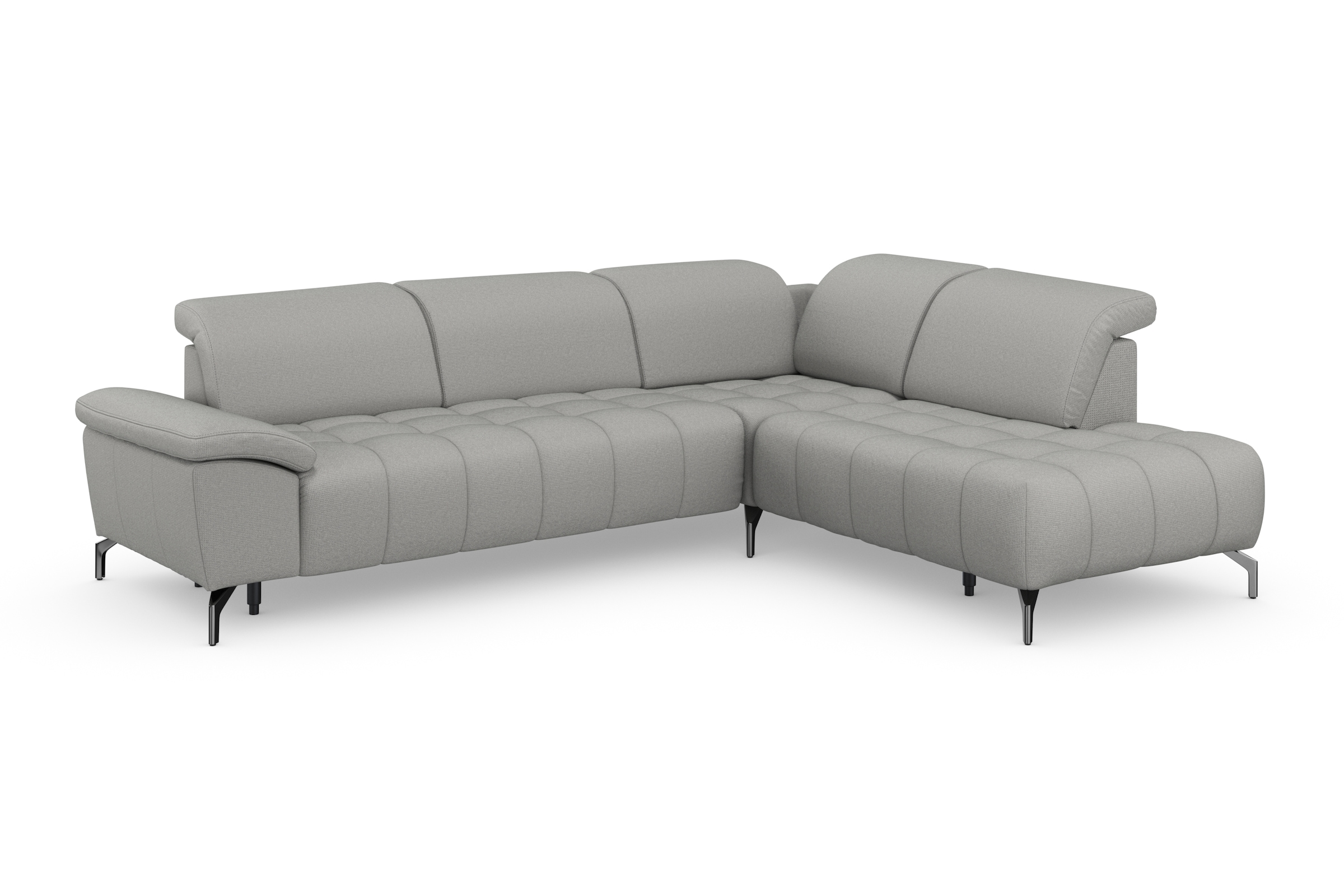 sit&more Ecksofa »Cool L-Form«, wahlweise mit Kopfteilverstellung und Vorziehsitz motorisch