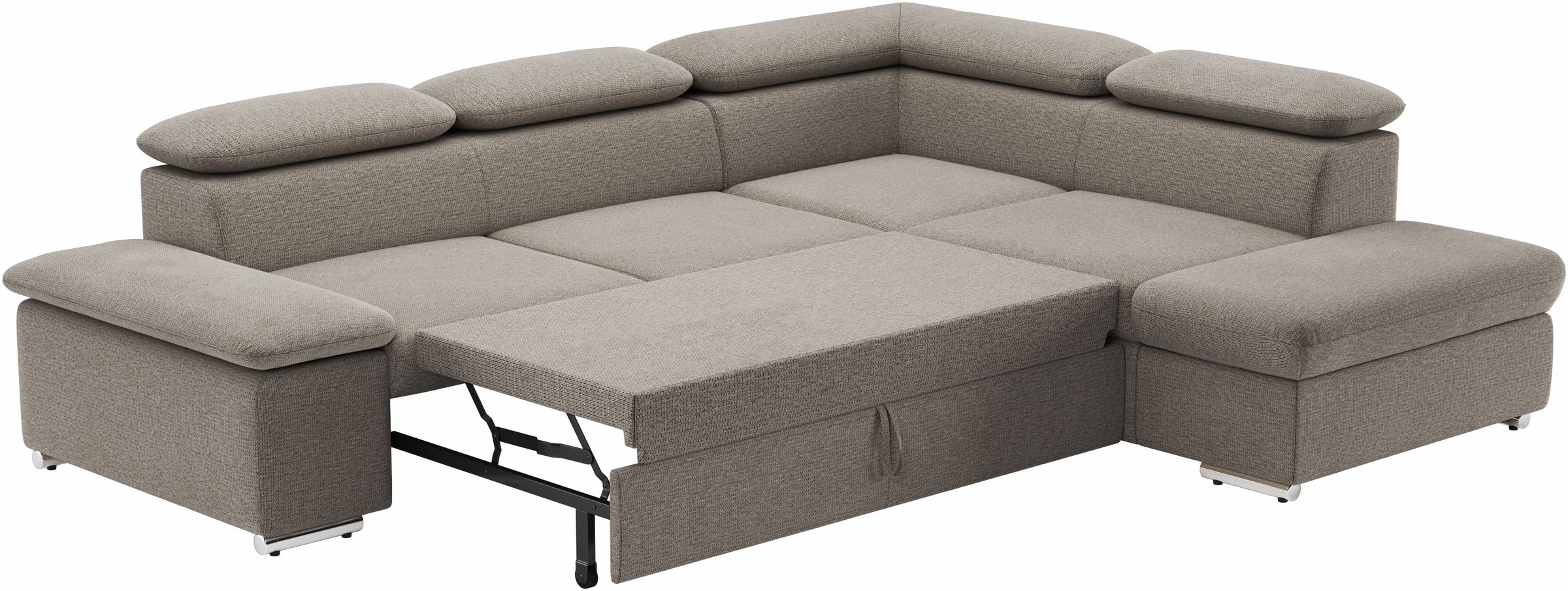 Ecksofa Valantine V, wahlweise mit Bettfunktion