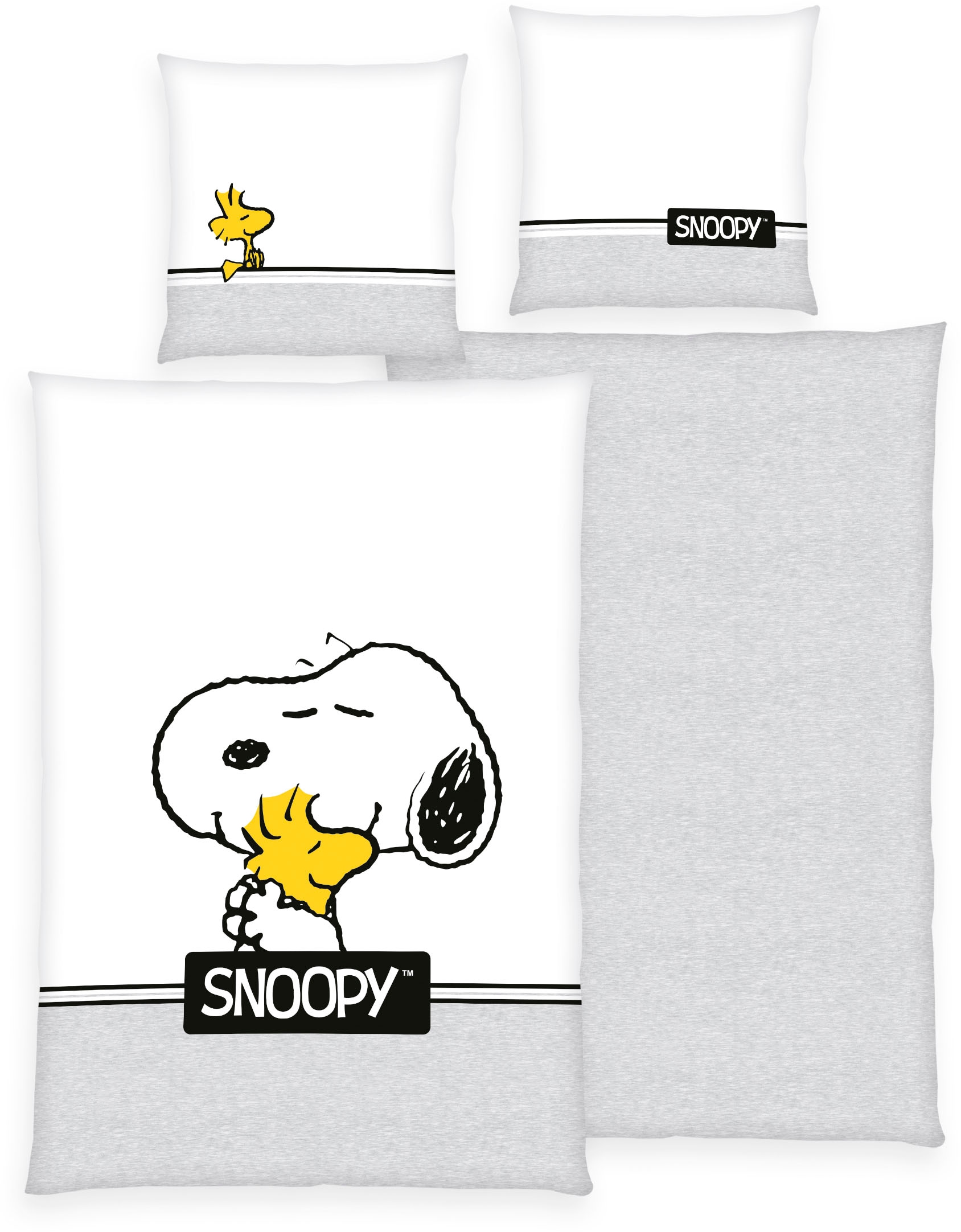 Image of Peanuts Bettwäsche "Peanuts" 2 Stk. mit tollem Motiv