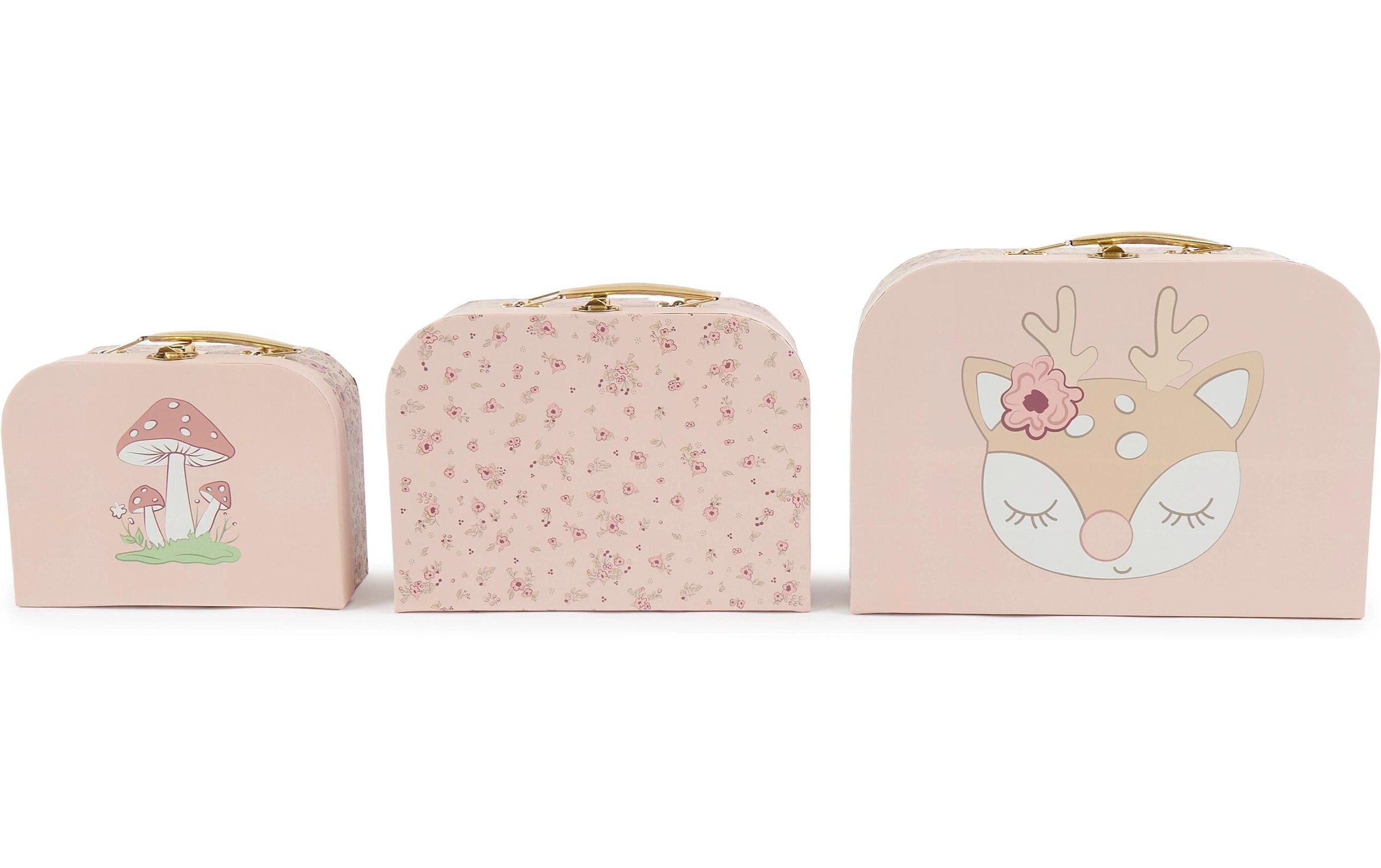 BIECO Spielwerkzeugkoffer »Ella dreamy flowers 3er Set«