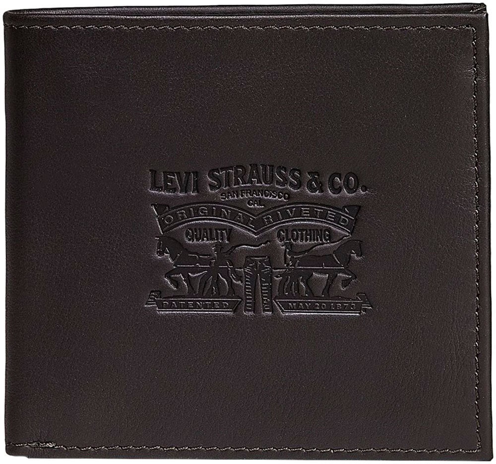 Levi's® Porte-monnaie »VINTAGE TWO HORSE BIFOLD COIN WALLET« aus Vollnarbenleder Herrenbörse Portemonnaie