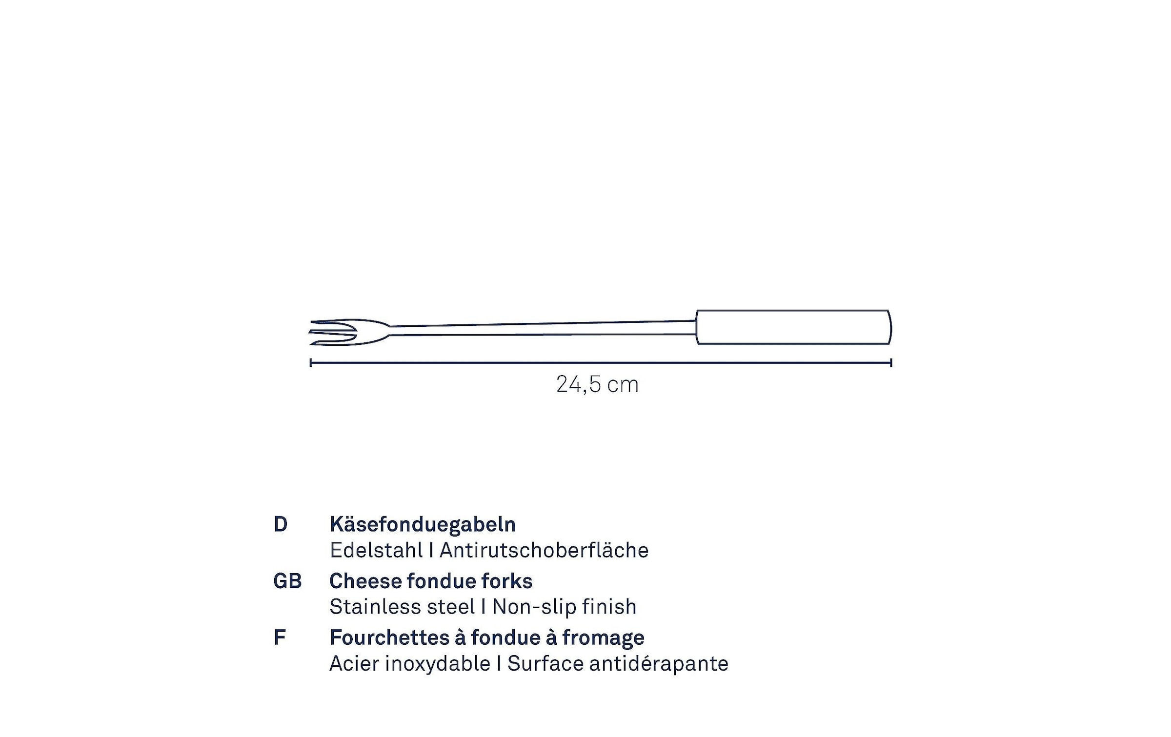 kela Fonduegabel »Montana 6-teilig«