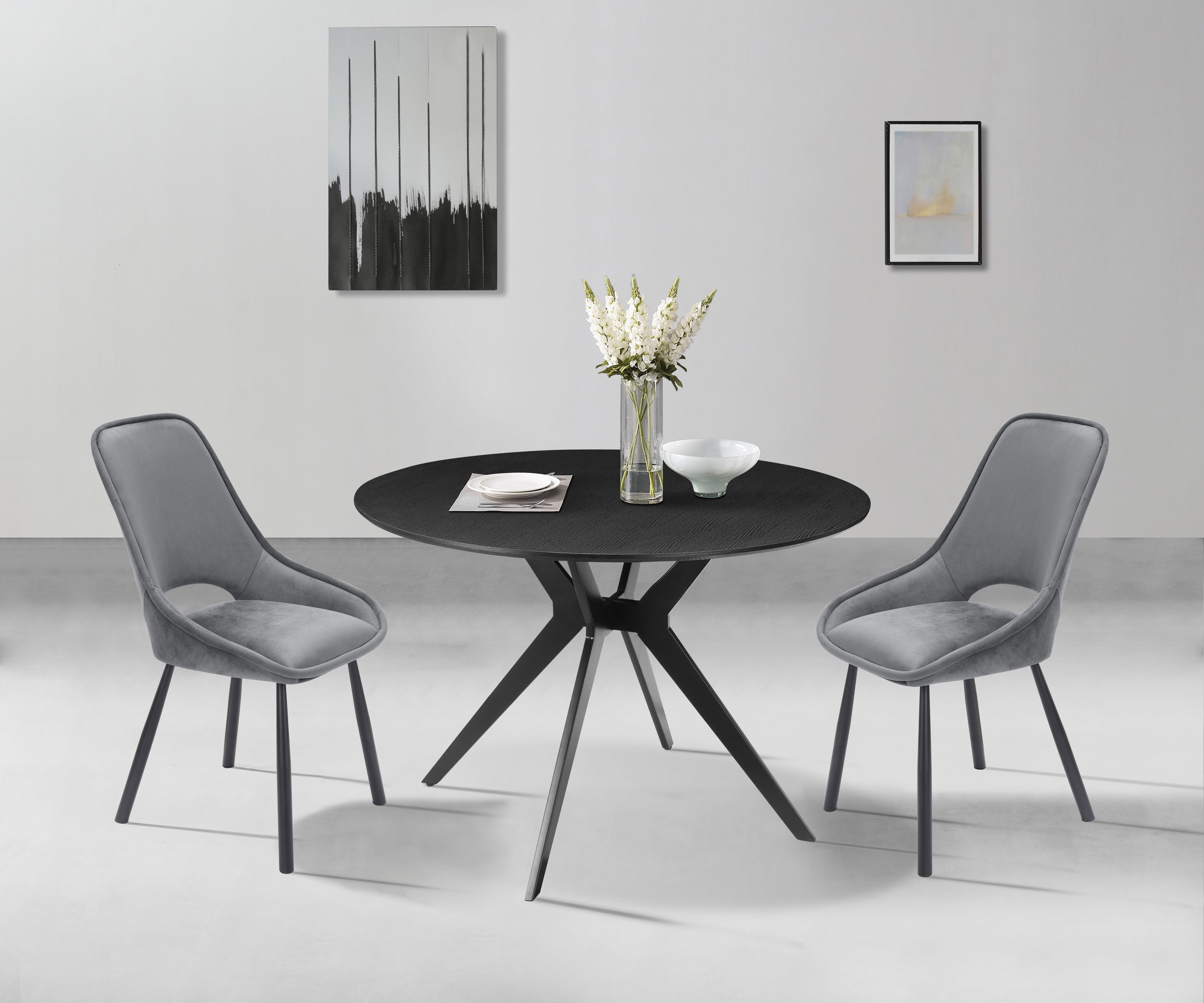 Image of GOODproduct Esszimmerstuhl "Menonri" (Set) gepolsterte Rückenlehne und Sitzfläche