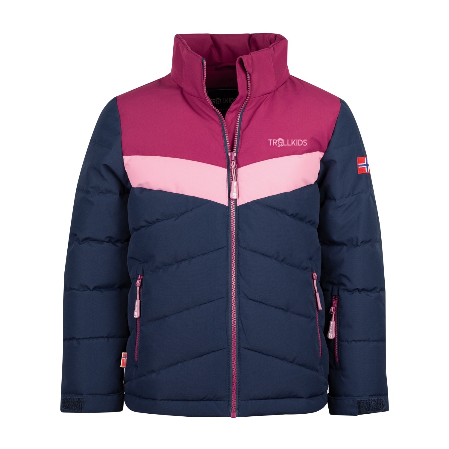TROLLKIDS Steppjacke »GIRLS GRYLLEFJORD JACKET«, mit Kapuze