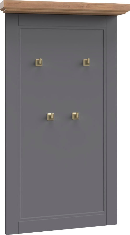 Image of GOODproduct Garderobenpaneel "Tara" (H/B/T): 115/65/13cm, hochwertig UV lackiert, Metallhaken
