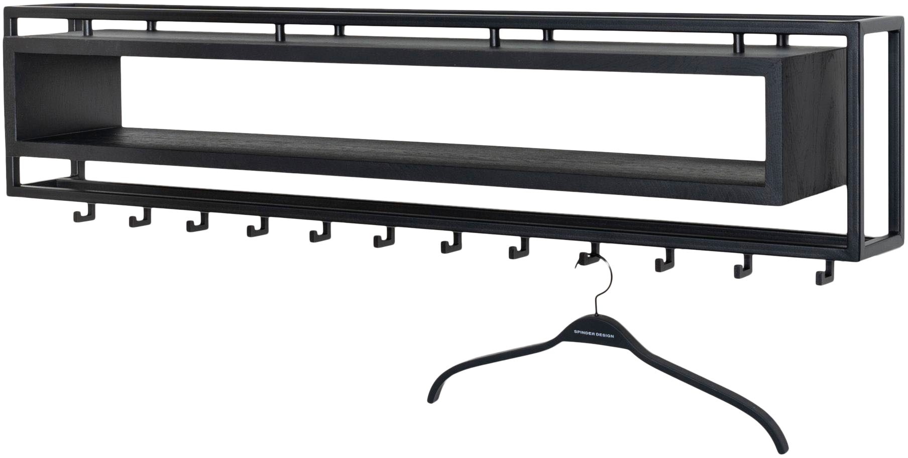 Spinder Design Garderobenleiste Metall, Breite 120 cm