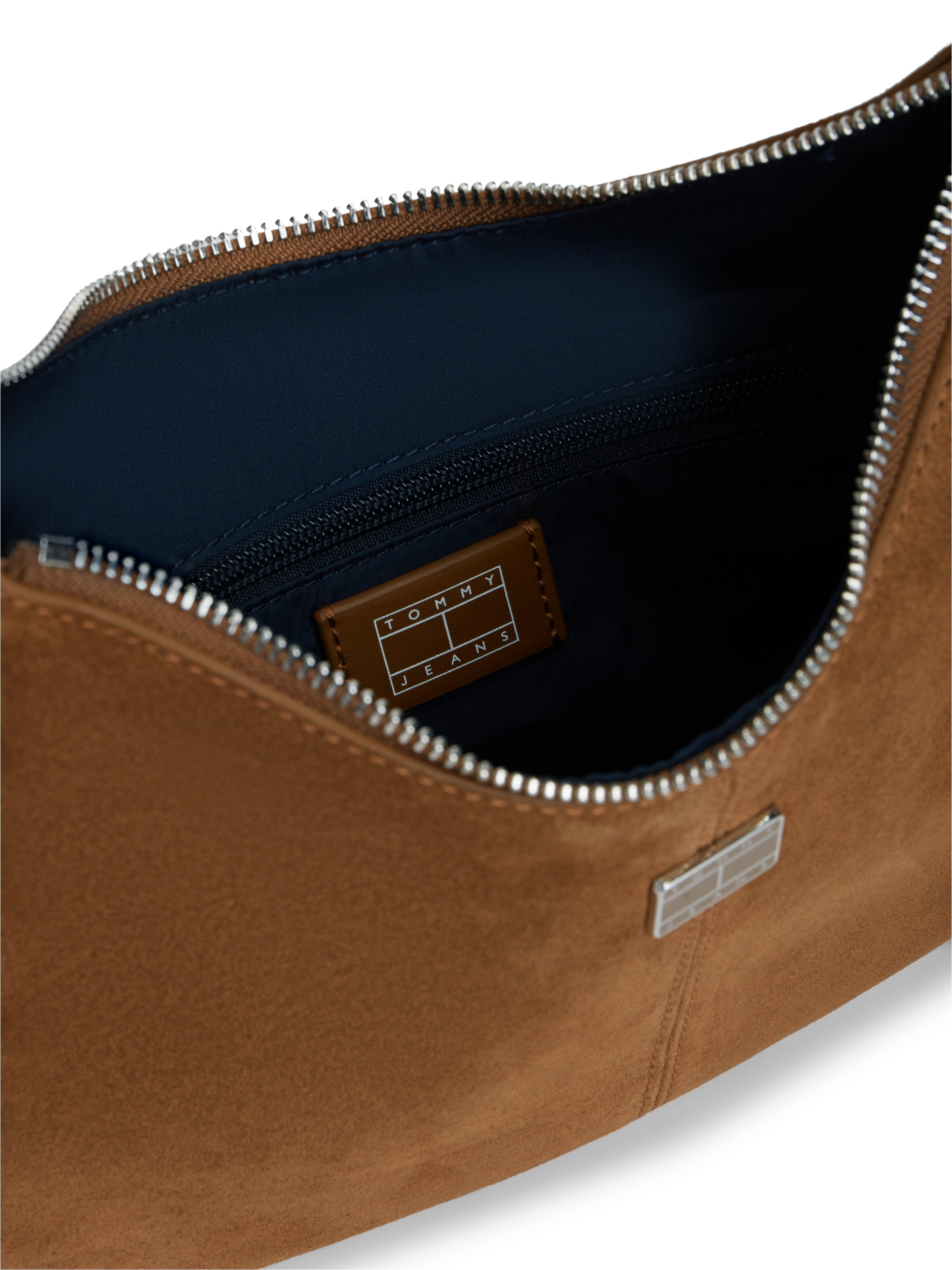 Tommy Jeans Sac à bandoulière »TJW SLOUCHY SUEDE SHOULDER BAG« sac de transport, sac bandoulière, sac à main avec couture décorative