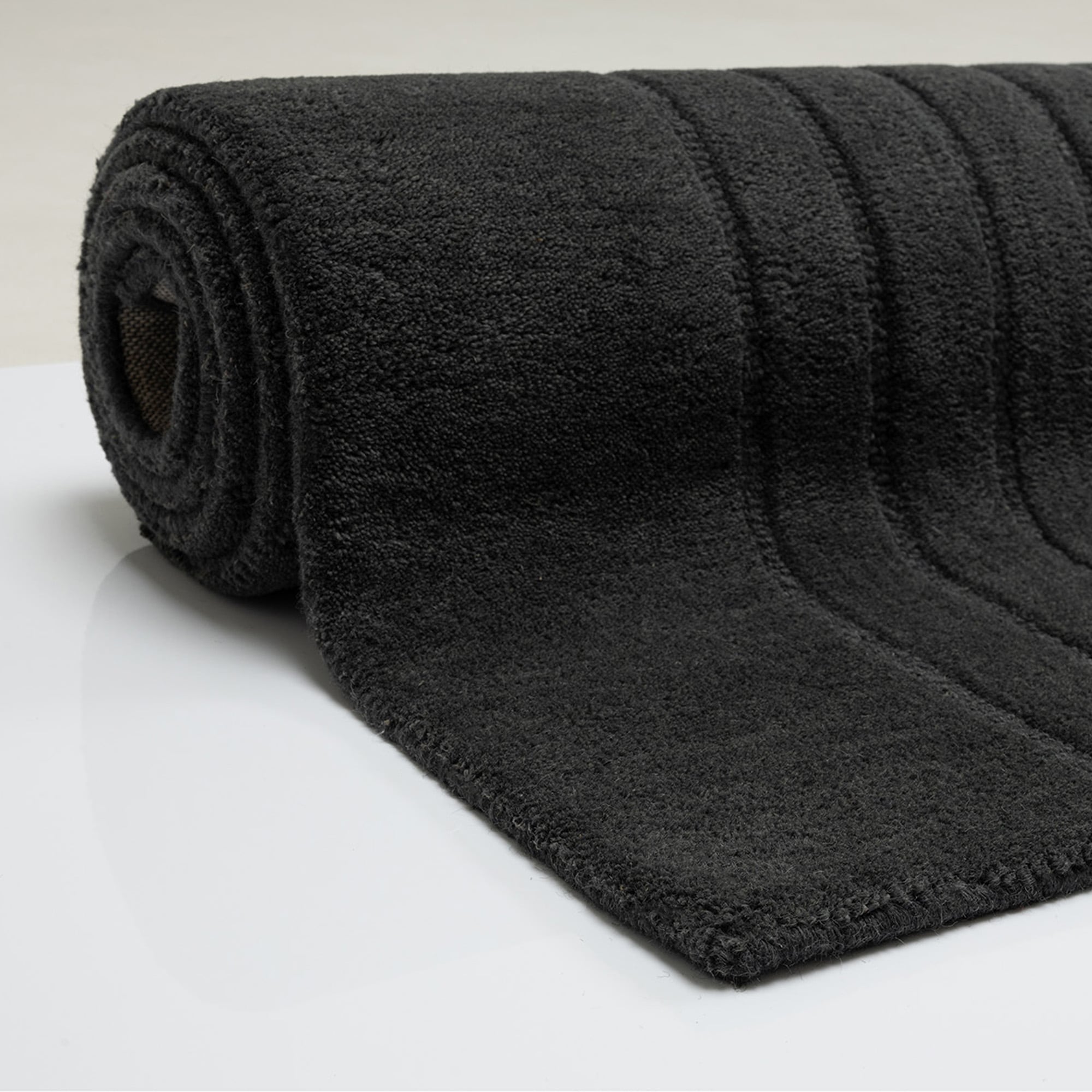 GOODproduct Tapis en laine »Gabbo Design, Handgefertigt, Teppich,  reine Wolle,« Rectangulaire 14 mm Höhe Hoch-Tief-Effekt, reine Wolle, Scandi-Look, Naturfaser