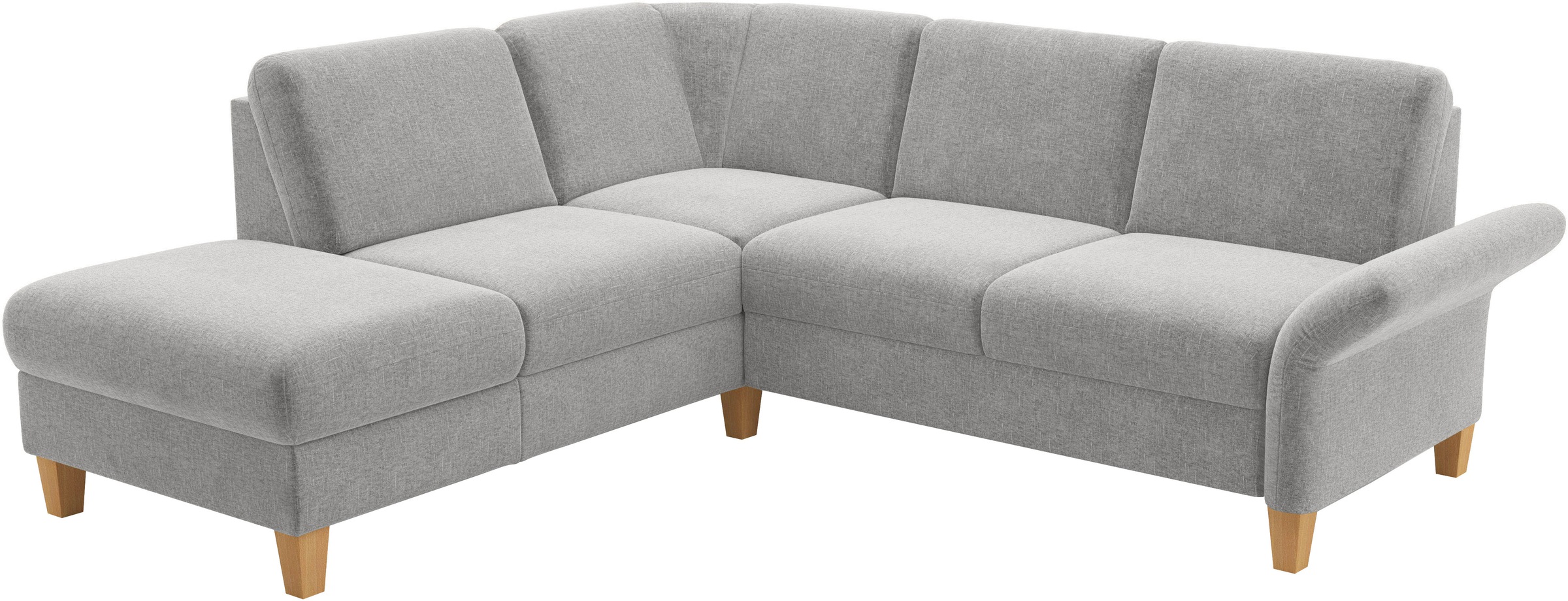 Home affaire Ecksofa »Rochelle, L-Form«, wahlweise mit Armteilverstellung, Bettfunktion und Bettkasten