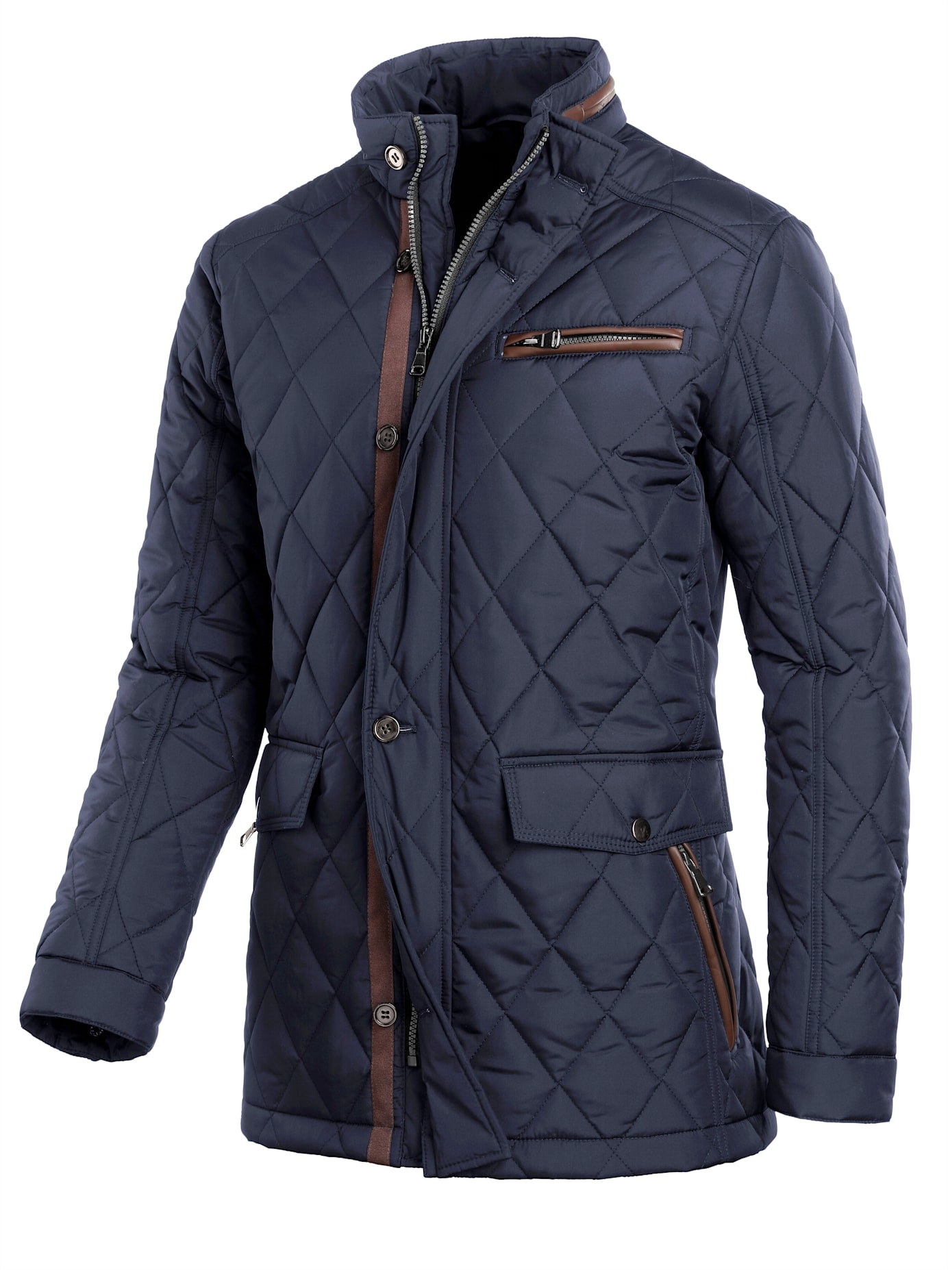 Image of Marco Donati Langjacke ohne Kapuze