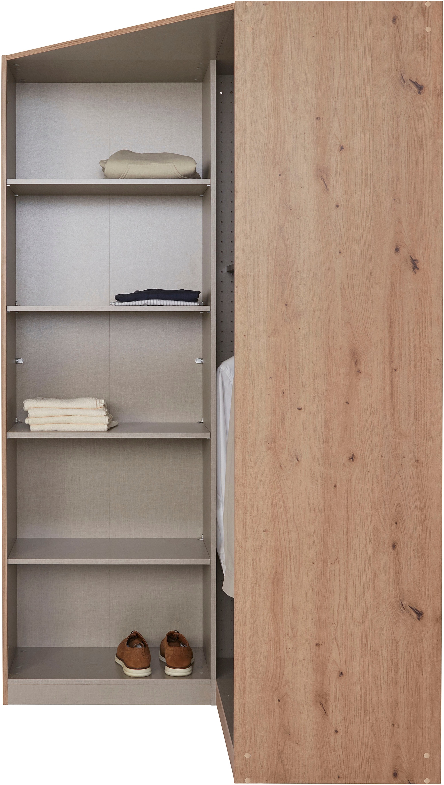 rauch Eckschrank »Kleiderschrank Schrank Garderobe Wäscheschrank VANDOR« voll ausgestattet, viel Stauraum, MADE IN GERMANY