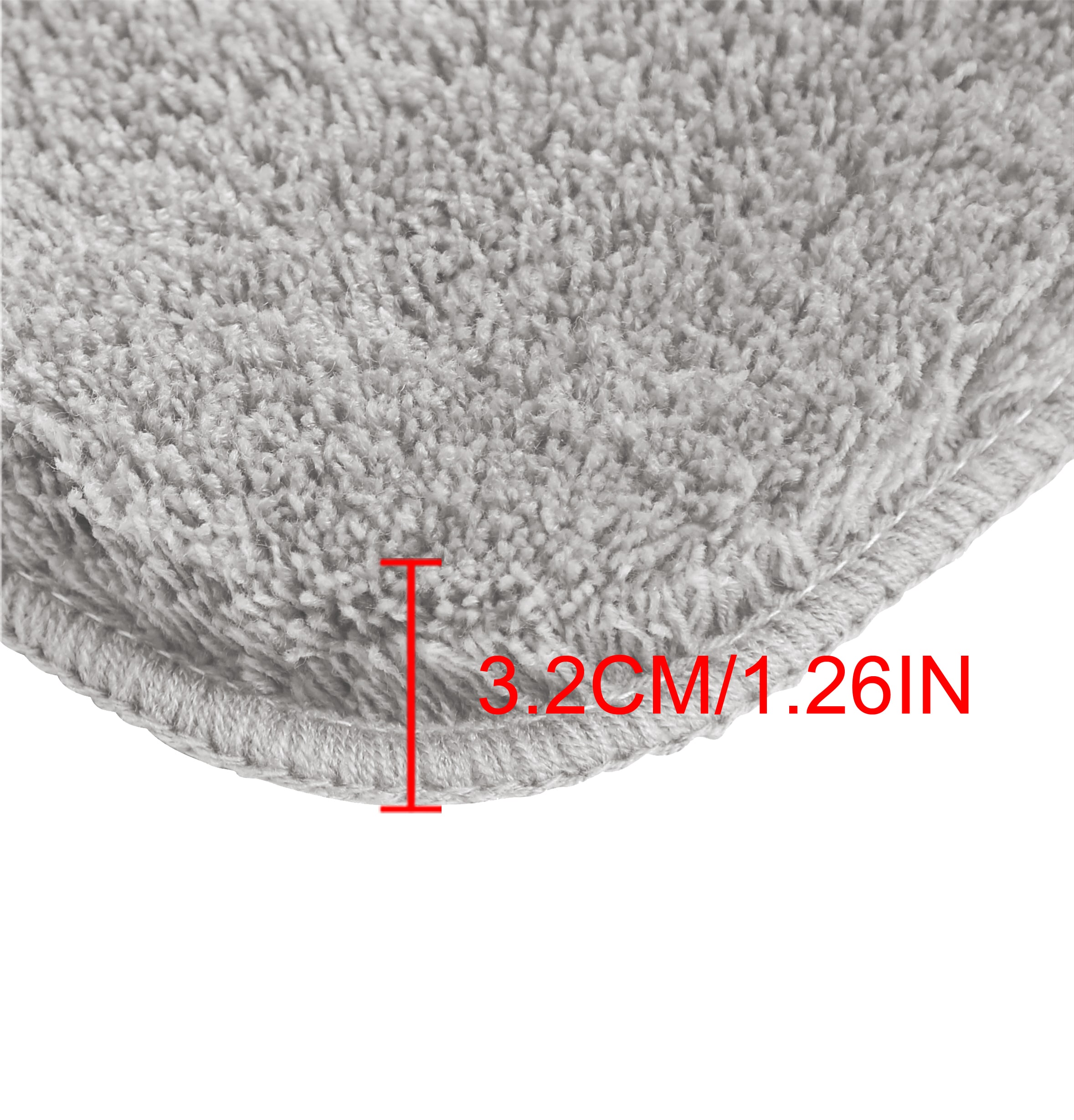 my home Badematte »Merida, Badvorleger, Badezimmer Teppich«, rutschhemmend beschichtet, fussbodenheizungsgeeignet-schnell trocknend-strapazierfähig, Badteppich, Uni Farben, rechteckig, rund & als 2-tlg. Set erhältlich