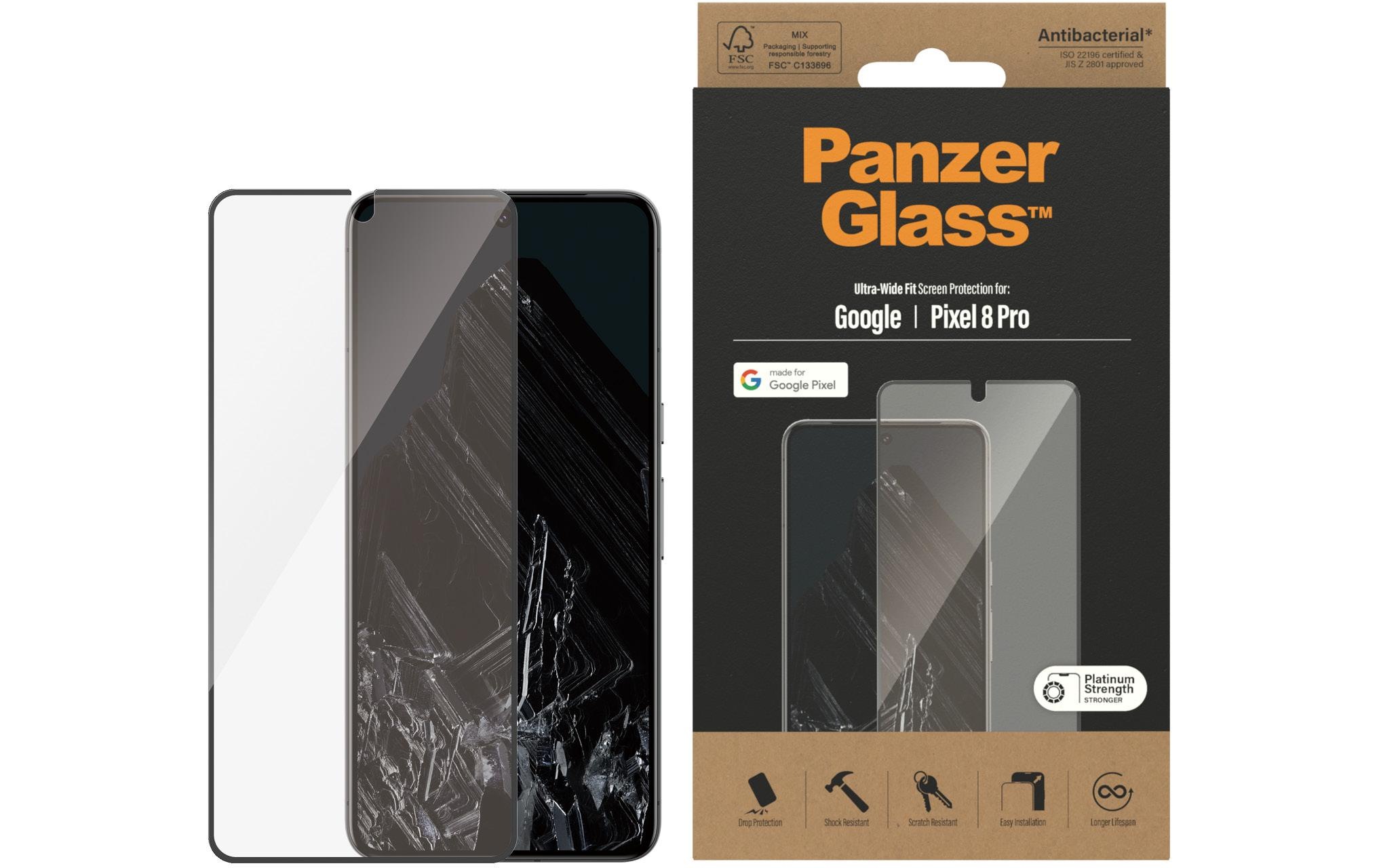 PanzerGlass Displayschutzglas »Ultra Wide Fit Pixel 8 Pro« für Pixel 8 Pro 1 Stk. tlg.