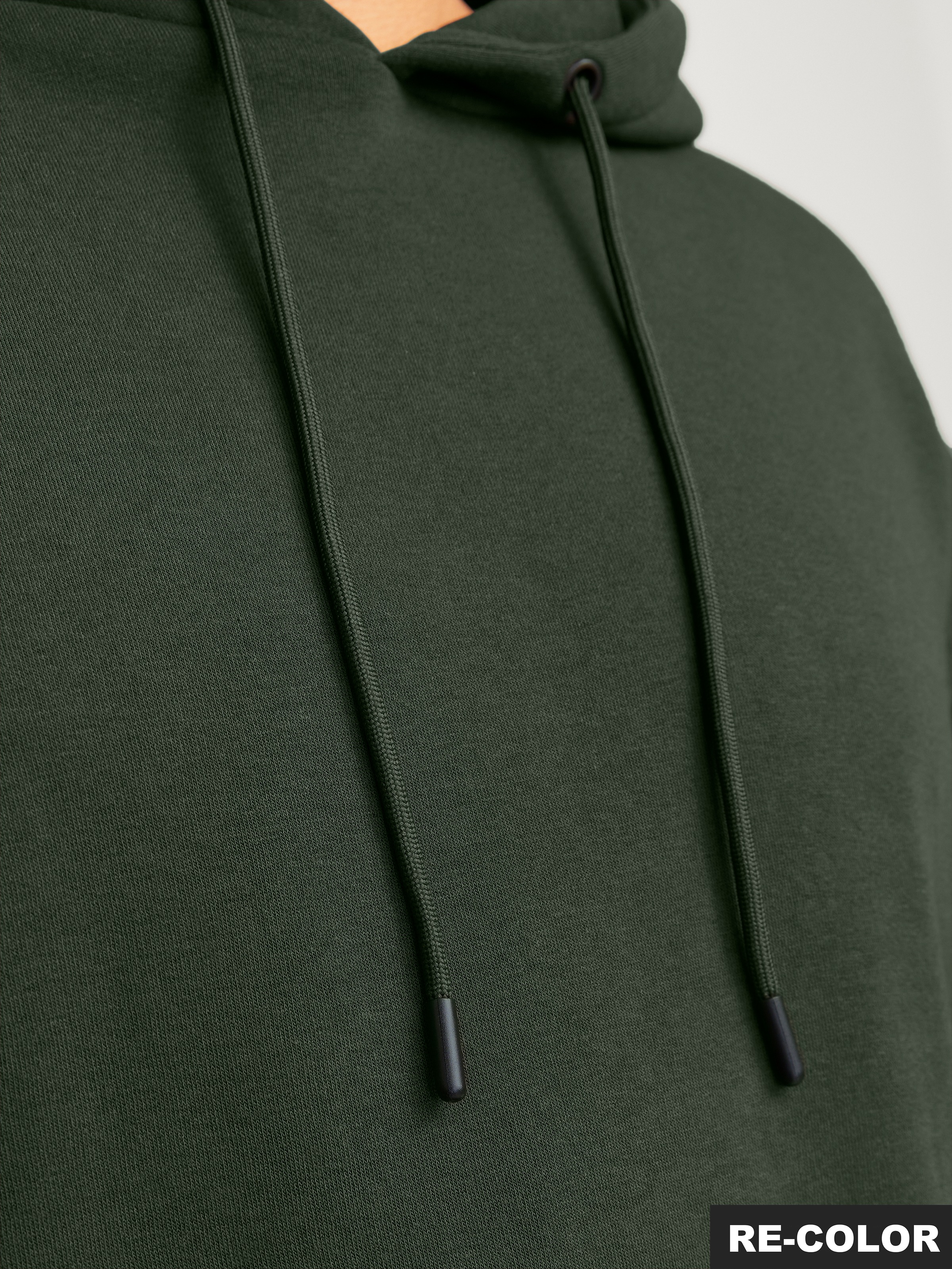 Jack & Jones PlusSize Kapuzensweatshirt »JJEBRADLEY SWEAT HOOD NOOS PLS«, mit Rippbündchen
