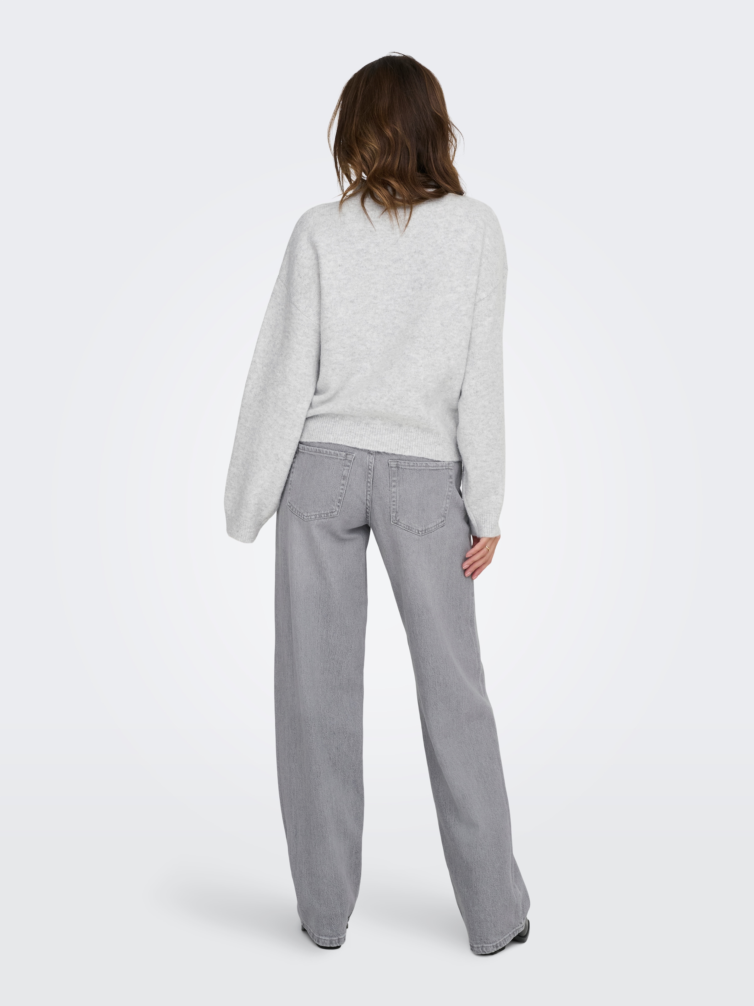 ONLY Pull en tricot »ONLLOI LS HIGH NECK FLOWER PULL EX KNT«