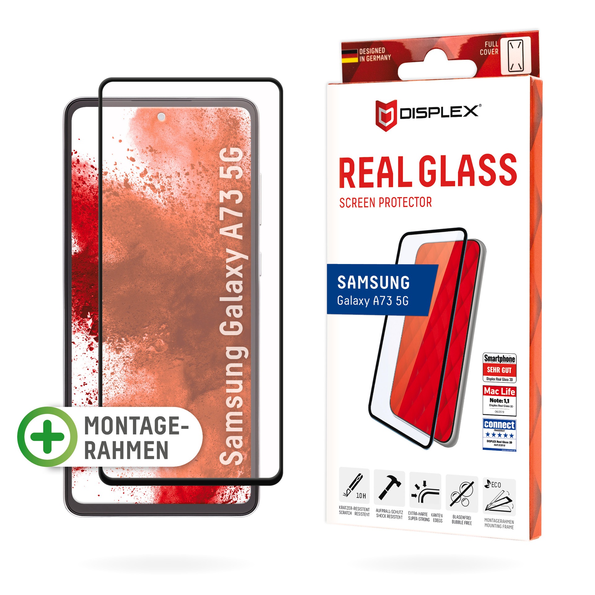 Image of Displex Displayschutzglas »Real Glass FC - Samsung Galaxy A73 5G« bei Ackermann Versand Schweiz