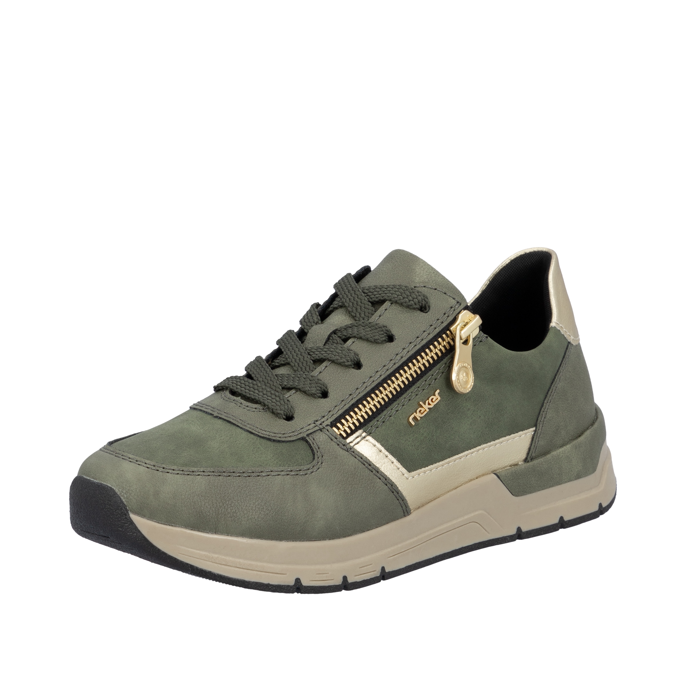 Image of Rieker Sneaker Freizeitschuh, Schnürschuh, Halbschuh mit modischen Akzenten