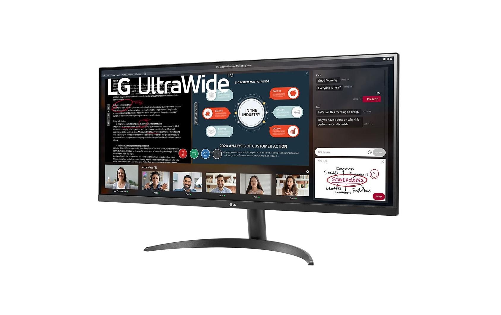 LG LED-Monitor »34WP500«, 86,02 cm/34 Zoll, 2560 x 1080 px, 5 ms Reaktionszeit, 75 Hz