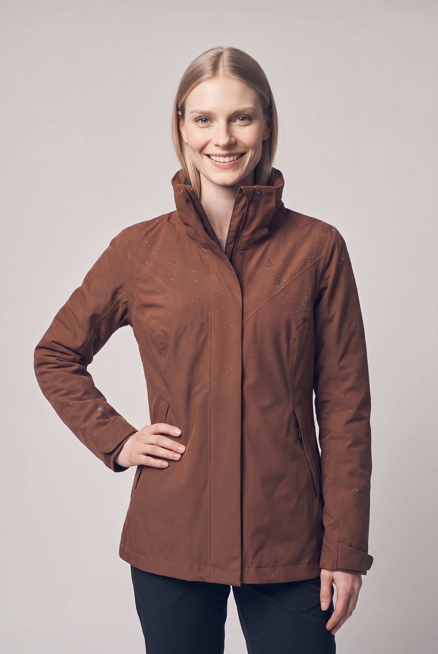 Schöffel Veste fonctionnelle 3 en 1 »3in1 Jacket Style Tamina WMS« Ensemble, 2 cuis tlg. avec capuche avec veste intérieure matelassée zippée, portable séparément