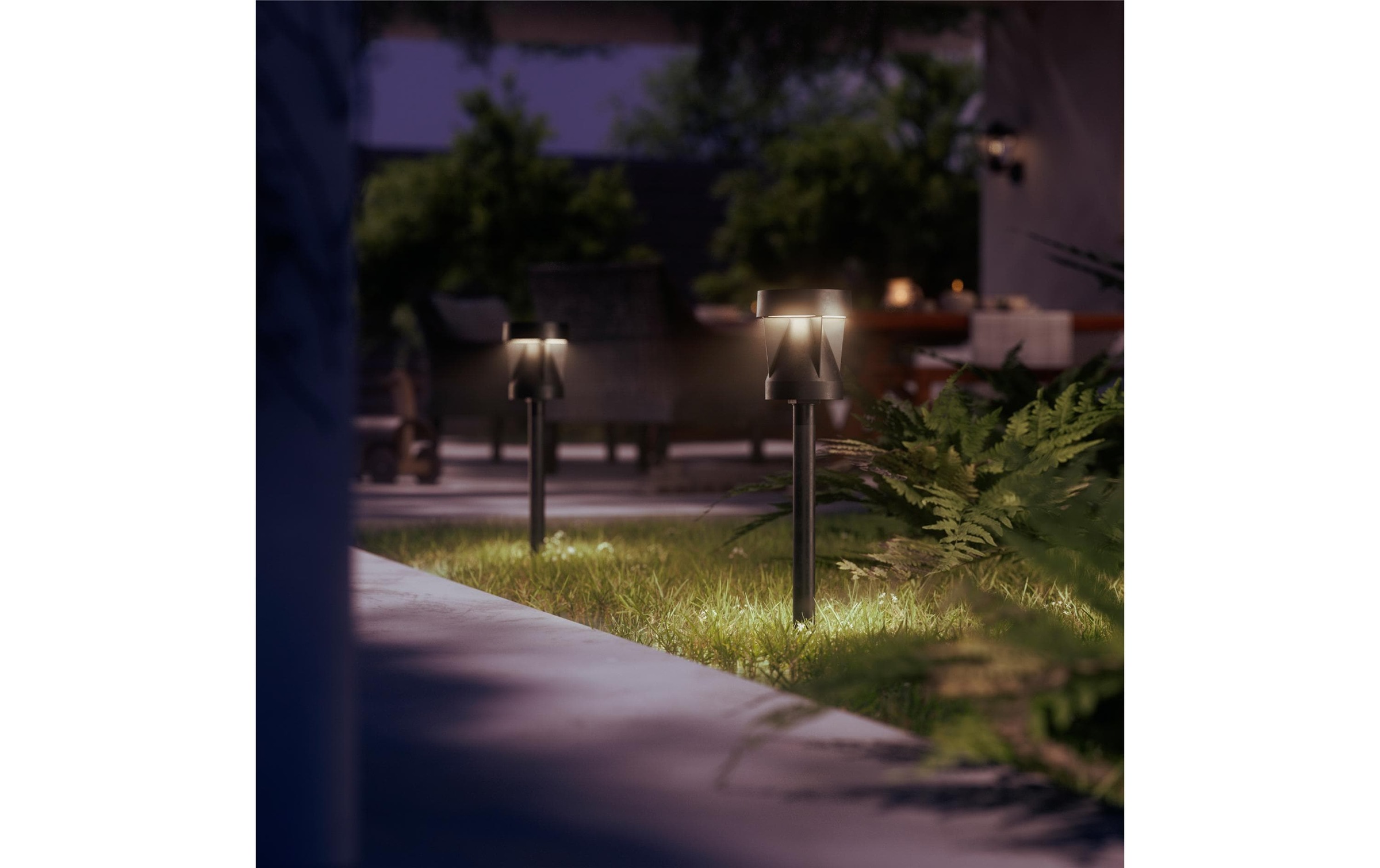 Philips LED Solarleuchte Warmweiss