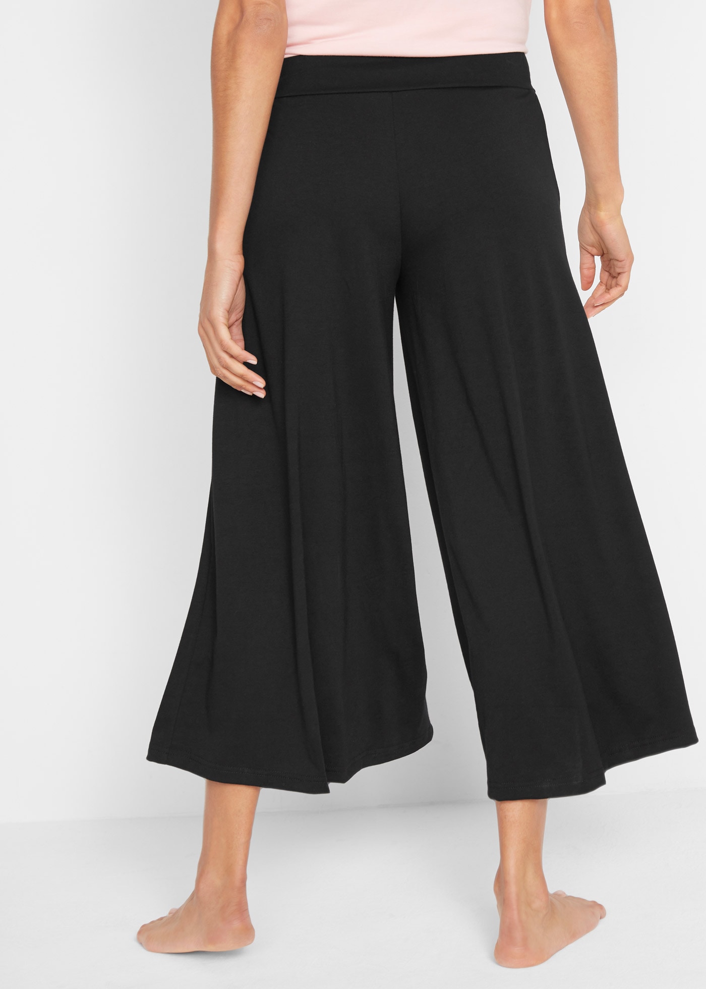 bonprix Culotte  mit breitem Komfortbund, lockere Passform, extraweite Beine