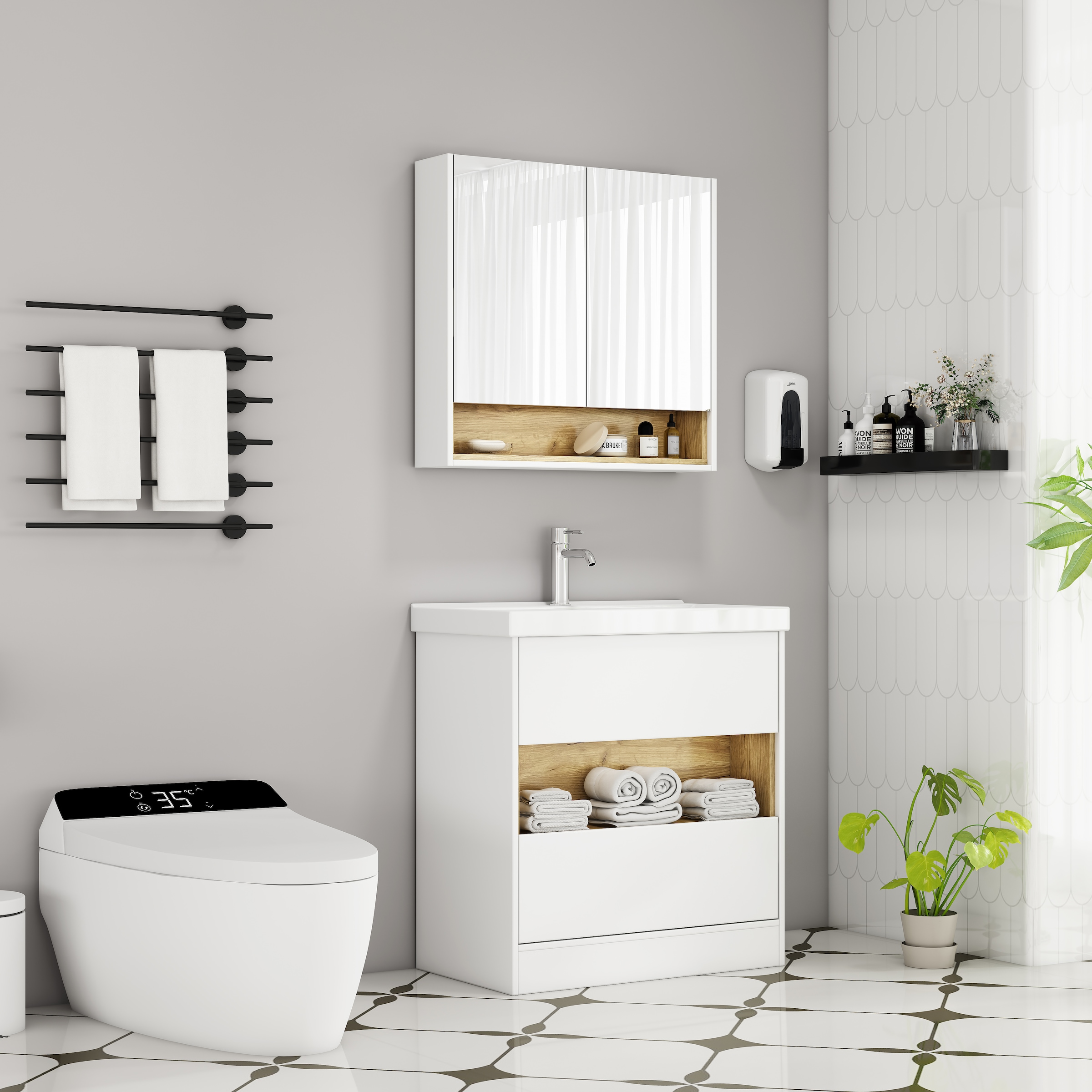 Image of welltime Badezimmer-Set "Valencia"