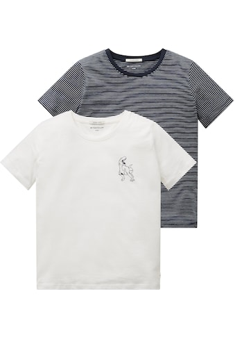 TOM TAILOR T-Shirt, (Set, 2 tlg.), im Doppelpack kaufen