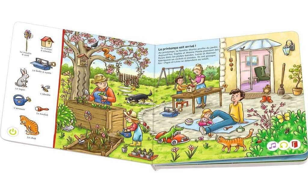 Ravensburger Livre audio »Cherche et Trouve Les saisons -FR-«