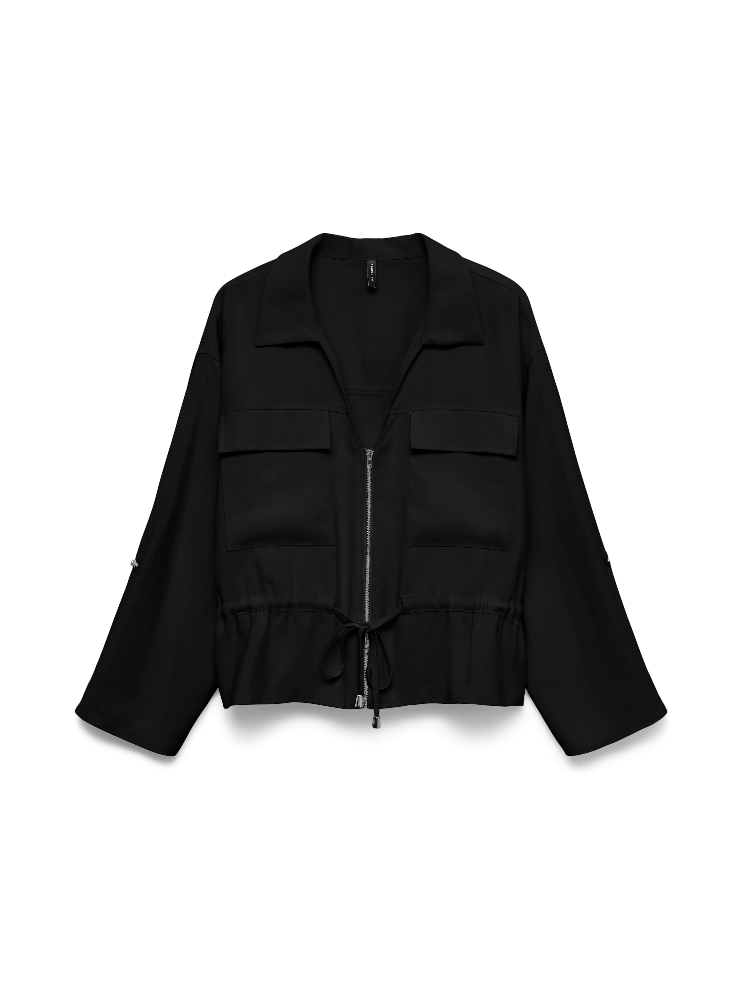 Vero Moda Langarmbluse »VMKATIE LS SHIRT WVN NOOS« Materialmix