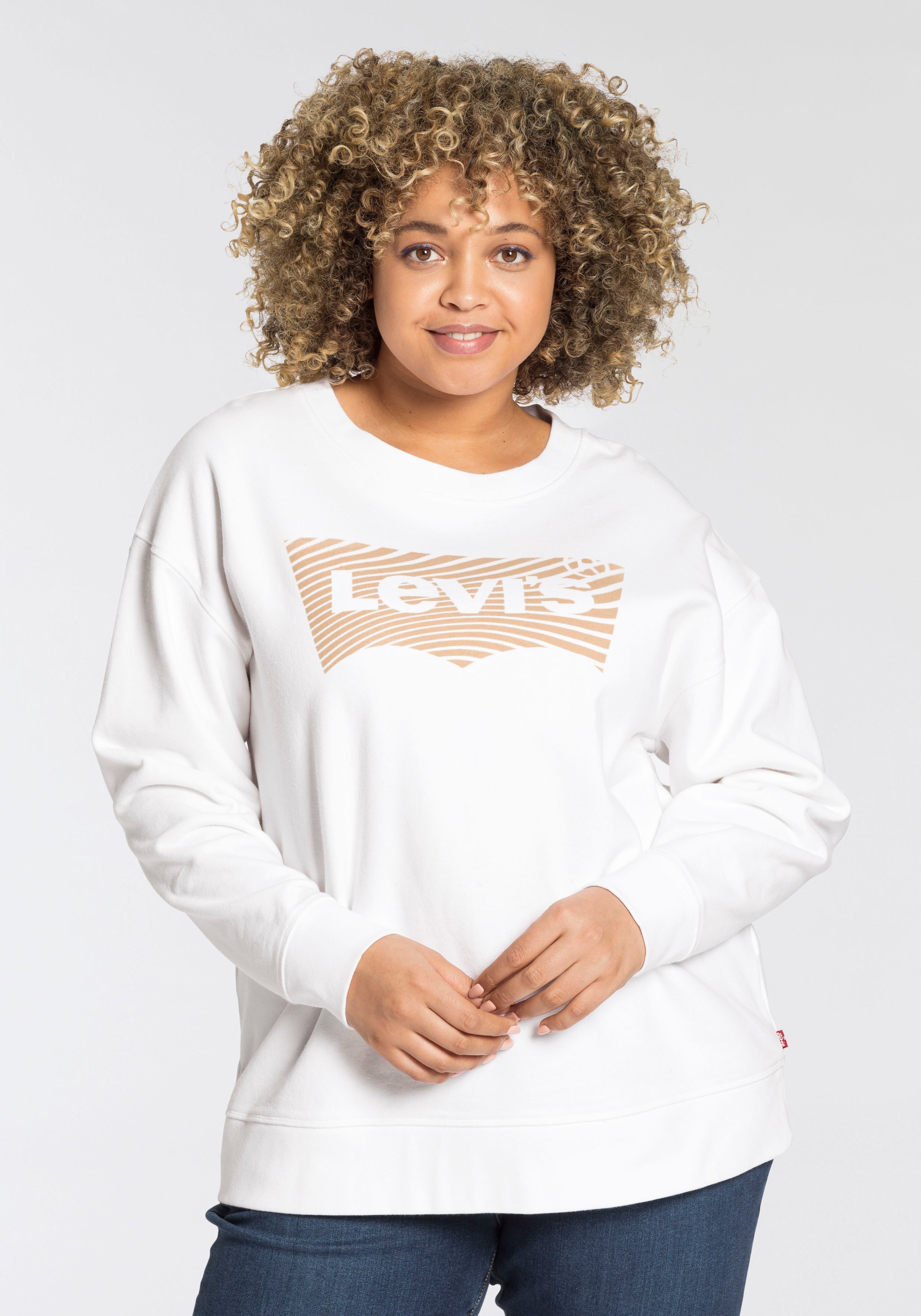 Image of Levi's® Plus Sweatshirt »PL GRAFIK STANDARD CREW«, Mit überschnittenen Ärmeln bei Ackermann Versand Schweiz