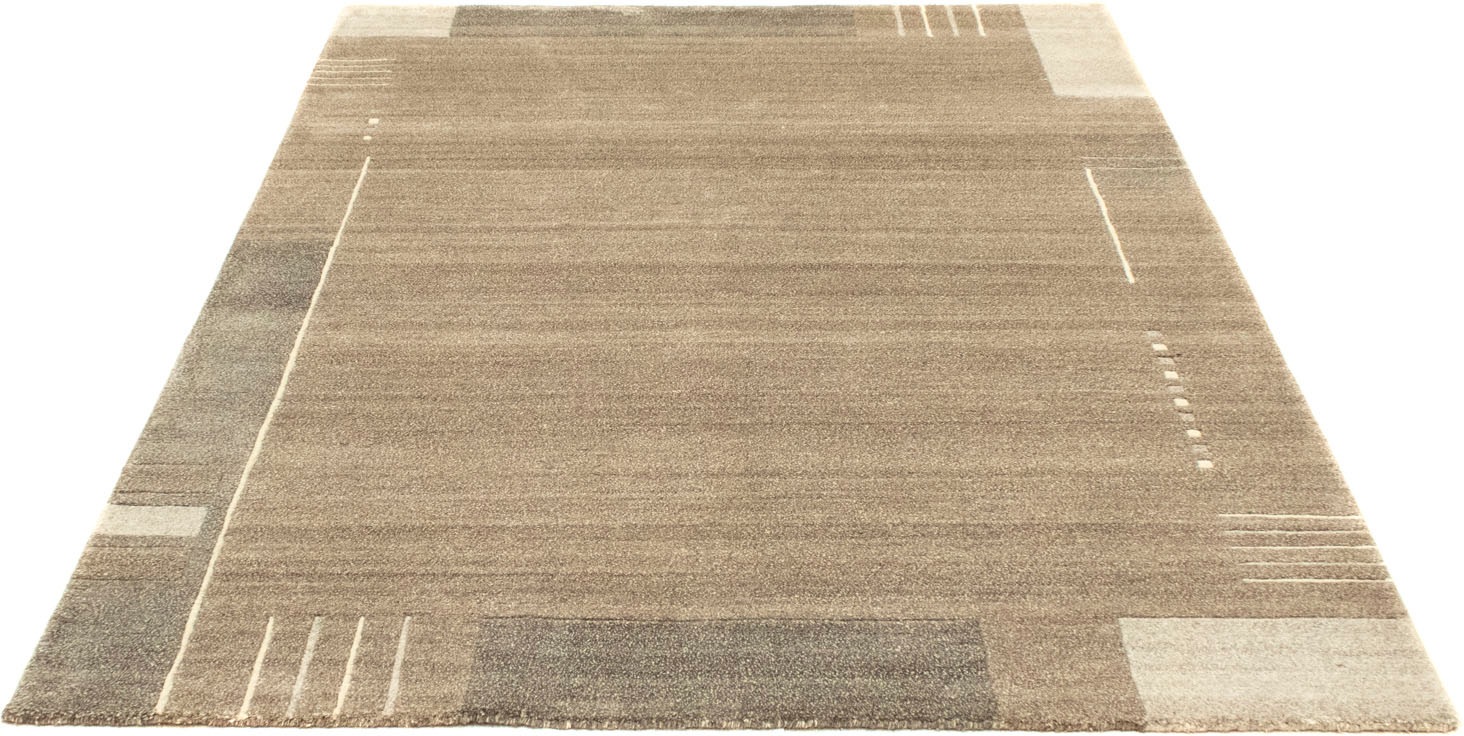Image of morgenland Wollteppich »Nepal Teppich handgeknüpft hellbraun«, rechteckig, 18 mm Höhe, handgeknüpft bei Ackermann Versand Schweiz