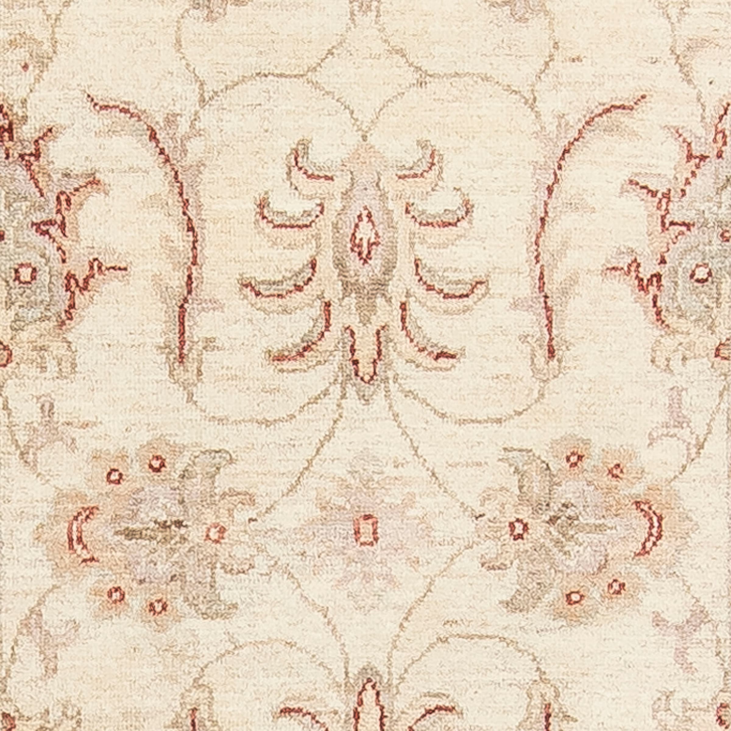 morgenland Orientteppich »Ziegler - 292 x 72 cm - beige«, rechteckig, Wohnzimmer, Handgeknüpft, Einzelstück mit Zertifikat